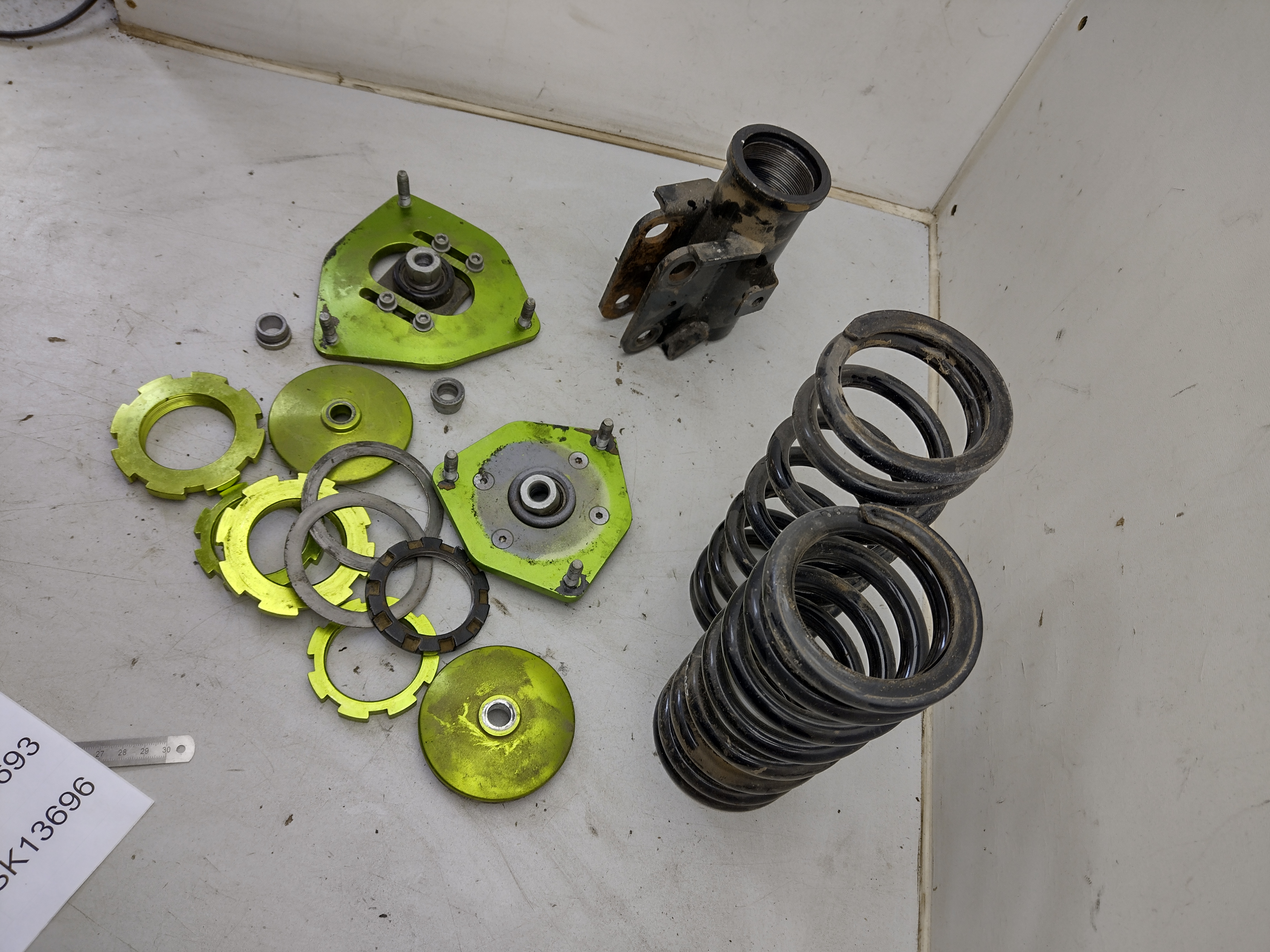 Ersatzteile für Rennsport Gewindefahrwerk, Uniball Domlager für Subaru Impreza GC