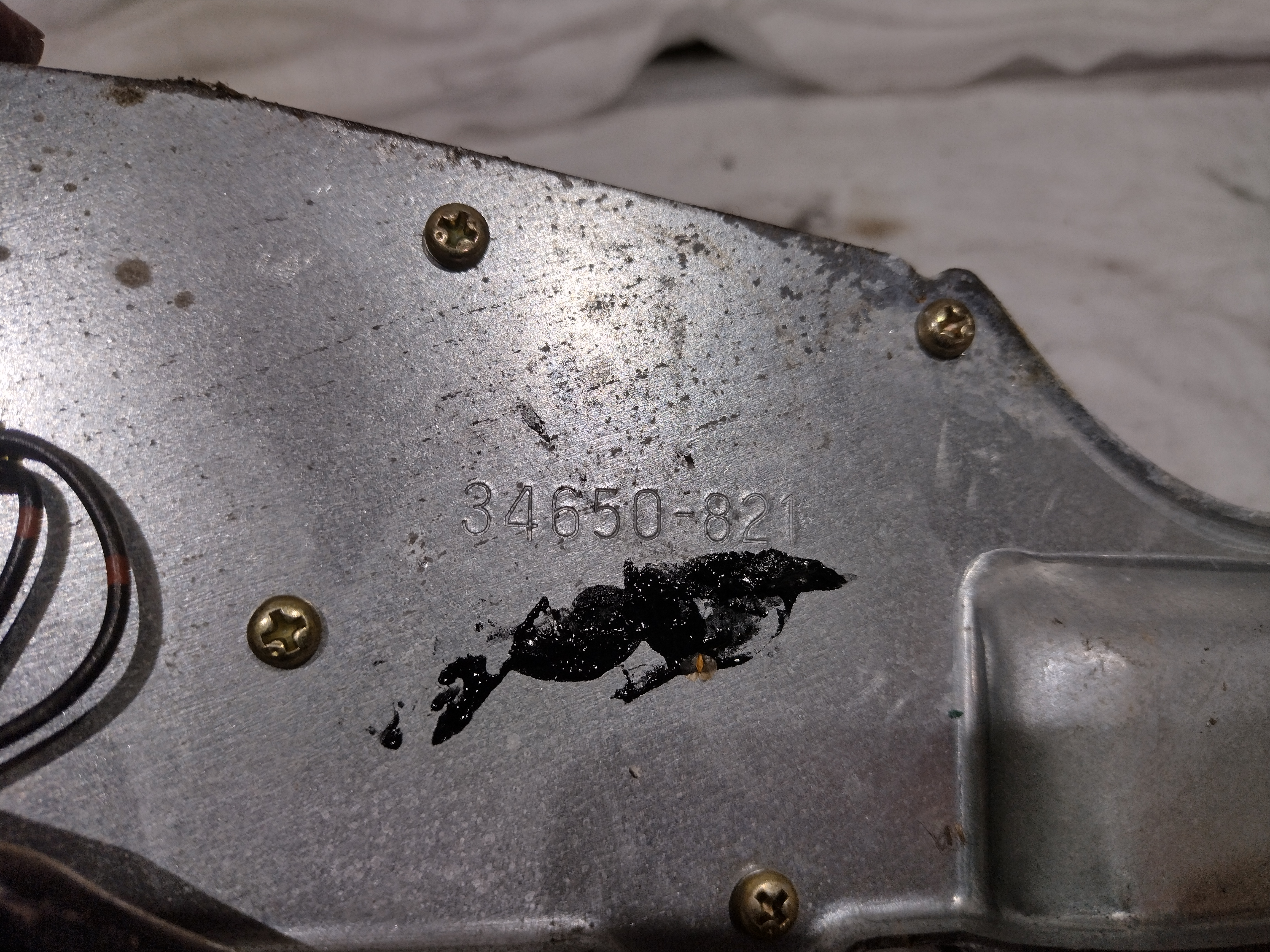 Heckwischermotor  für Subaru Outback H6 BE BH 34650-821
