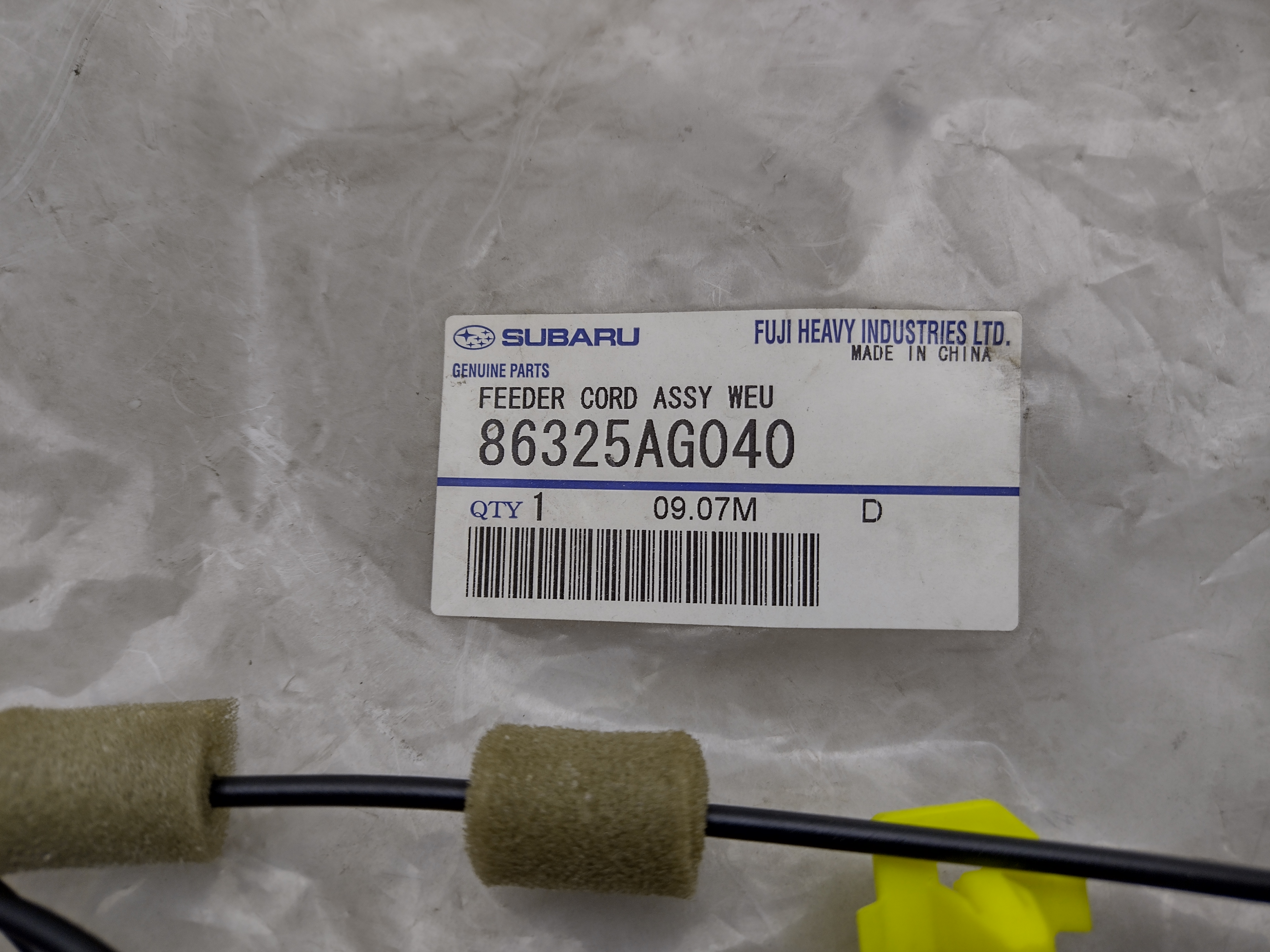 ANTENNENKABEL 86325AG040  für Subaru Legacy 4 Bl BP 03-08