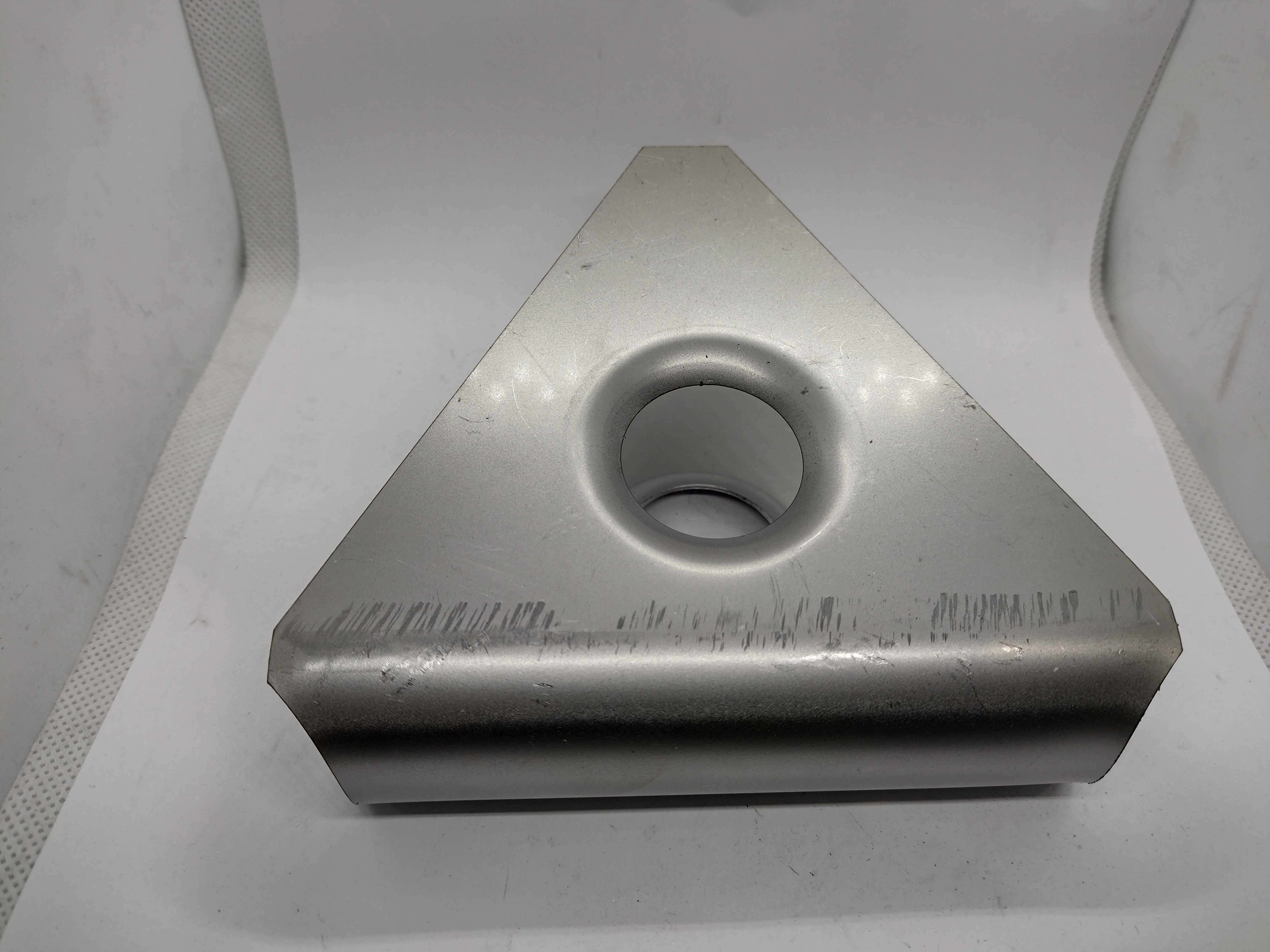 Knotenblech Überrollkäfig Stützen mit Loch 60 Grad