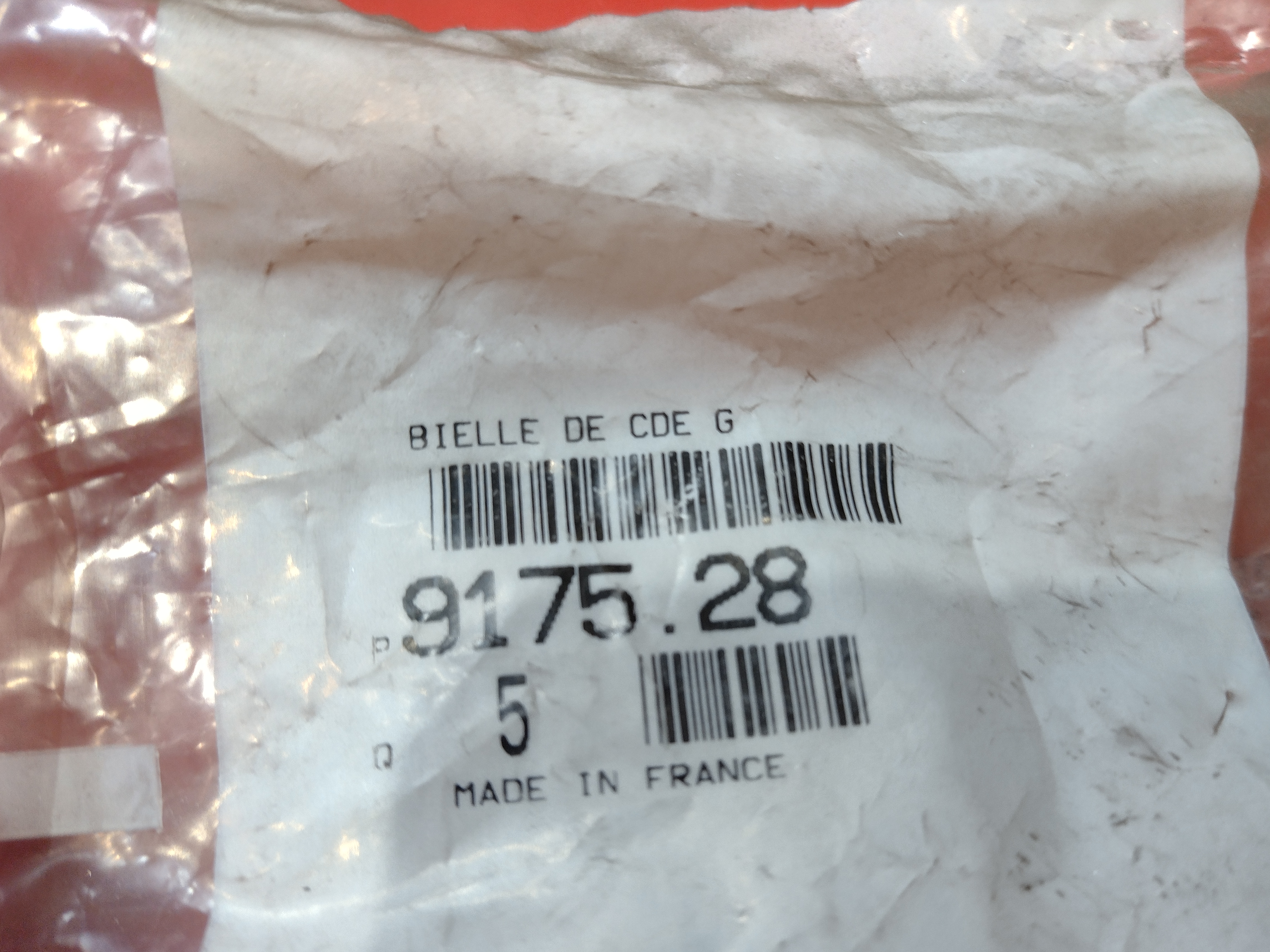 Peugeot / Citroen Betätigungsstange, Schloss 917528 NEU NOS NEW