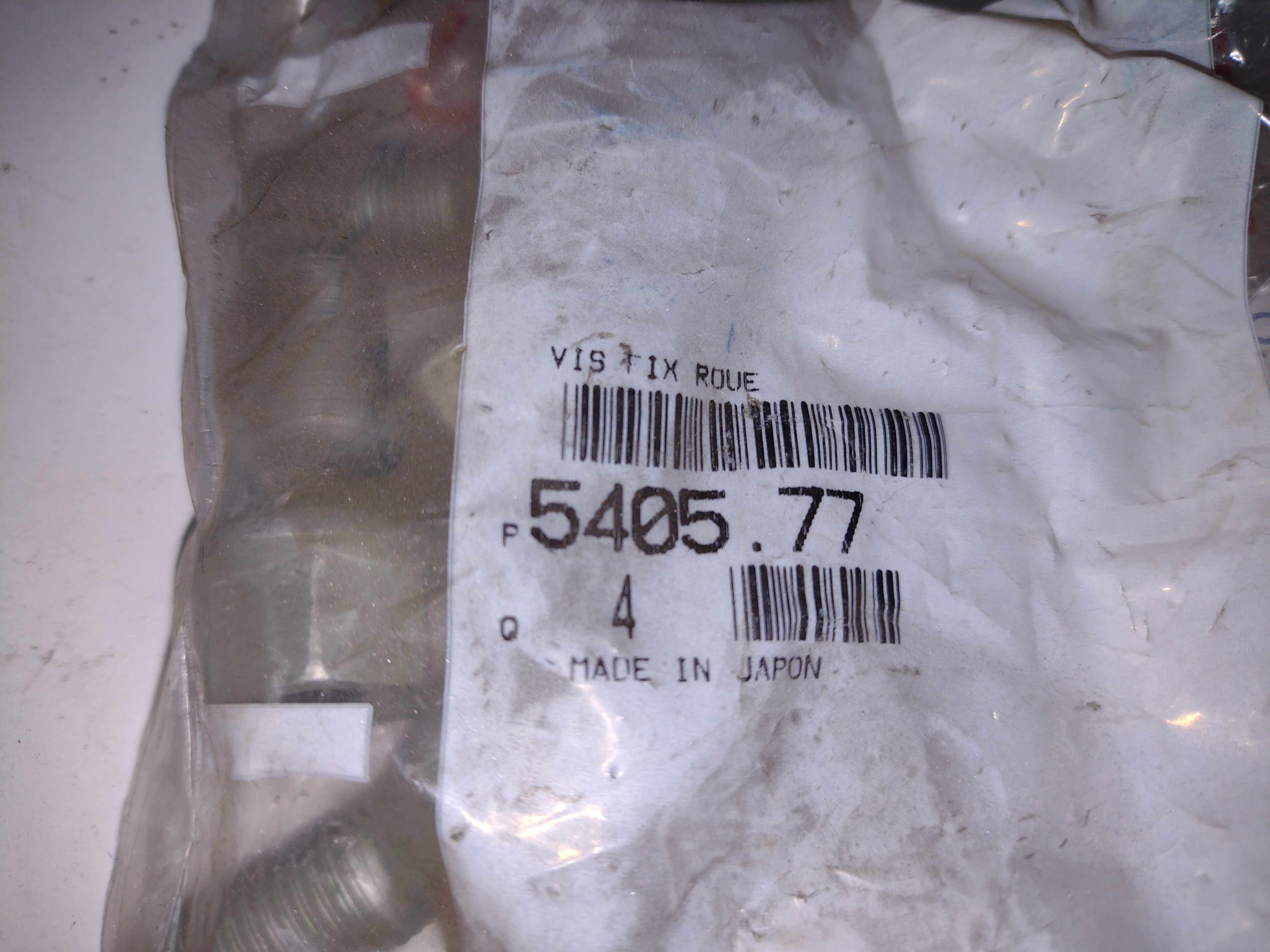 Peugeot / Citroen Radschraube M12x1,5-21mm 540577 NEU NOS NEW 