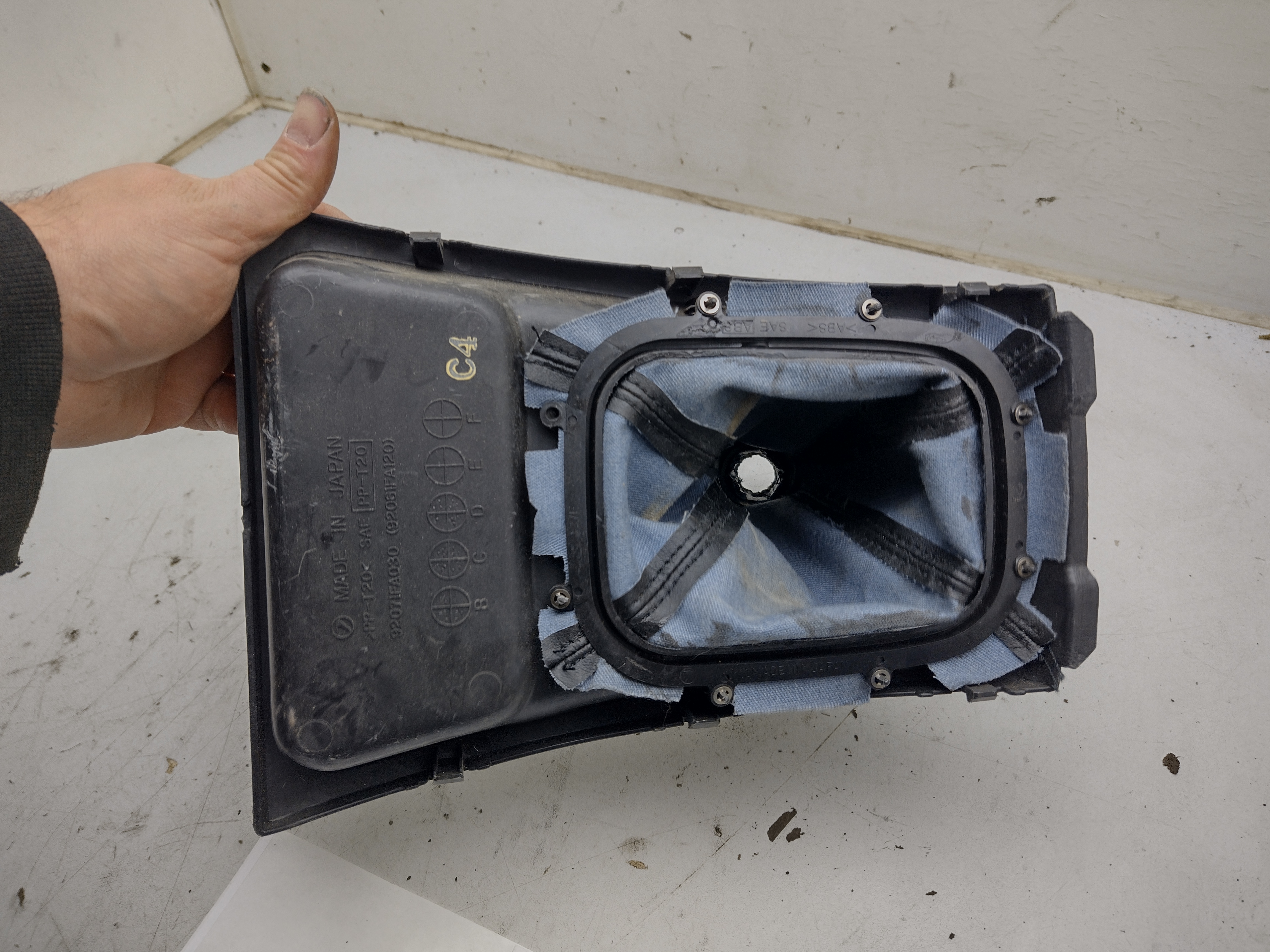 Schaltkulisse mit Leder Schaltsack für Subaru Impreza GC GF 93-00 92071FA030