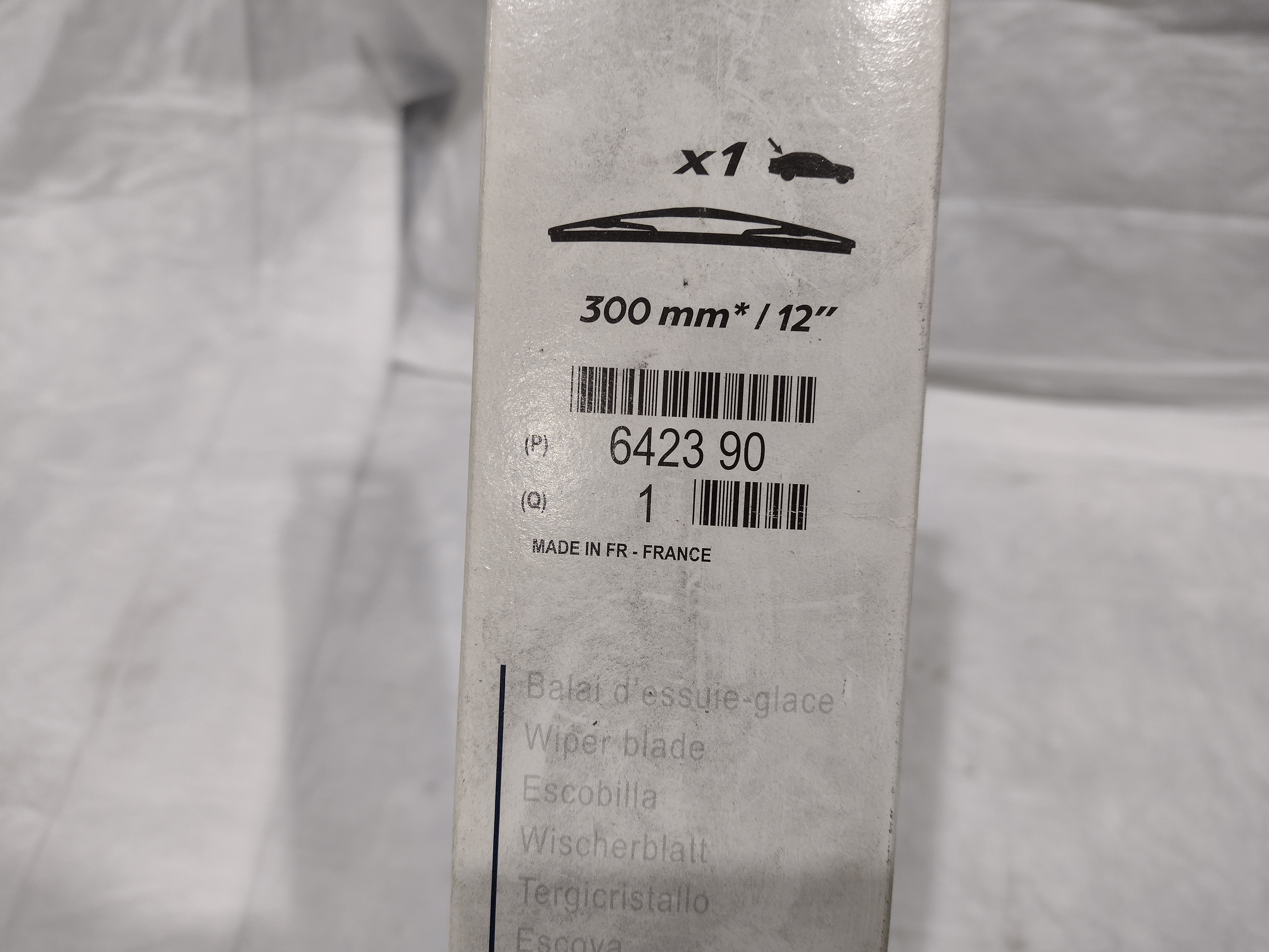 Peugeot 107 Scheibenwischer Wischerblatt hinten 642390