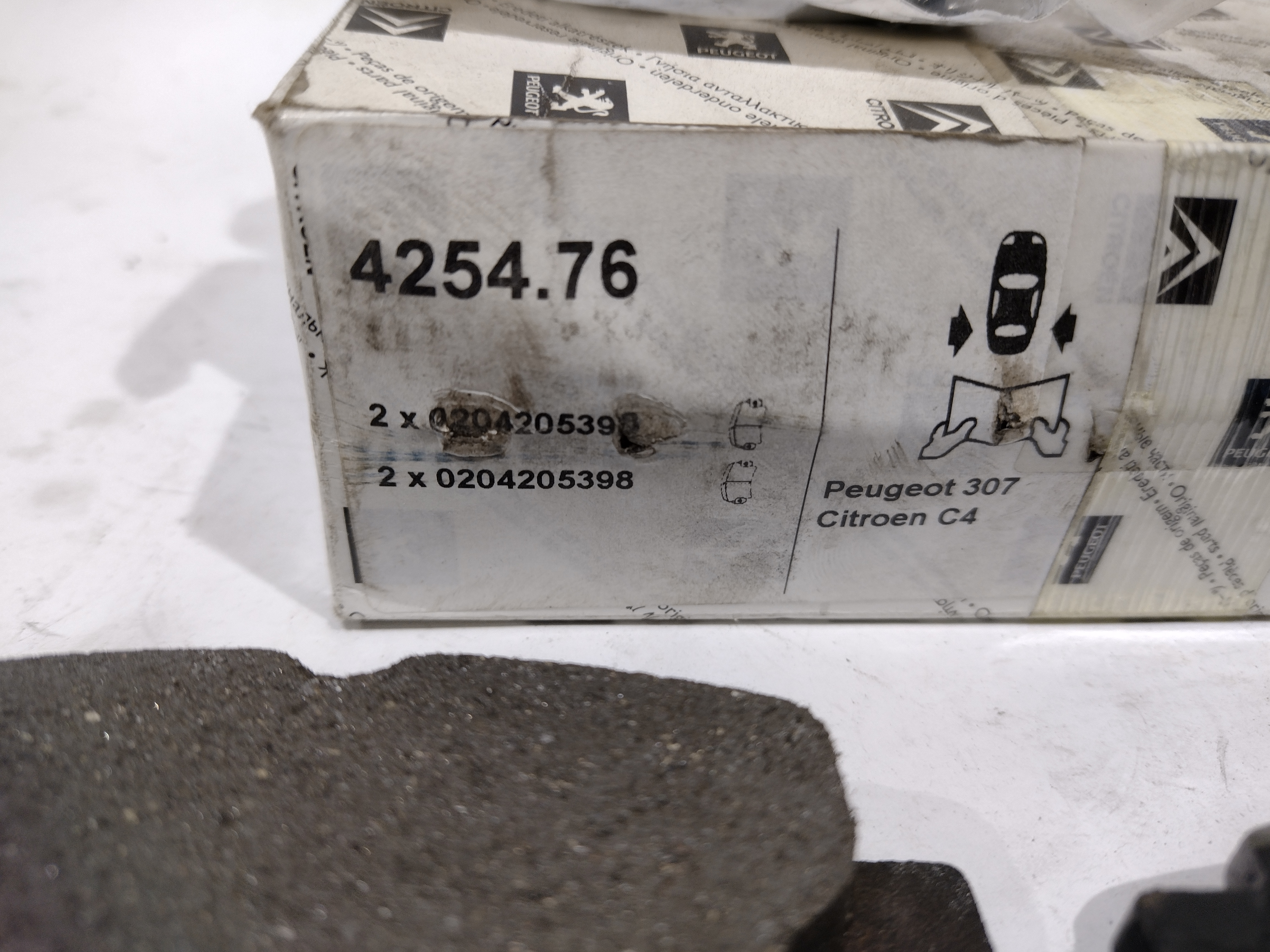Peugeot 307 / Citroen C4 Bremsbeläge hinten (Sys.Bosch) 425476 NEU NOS NEW