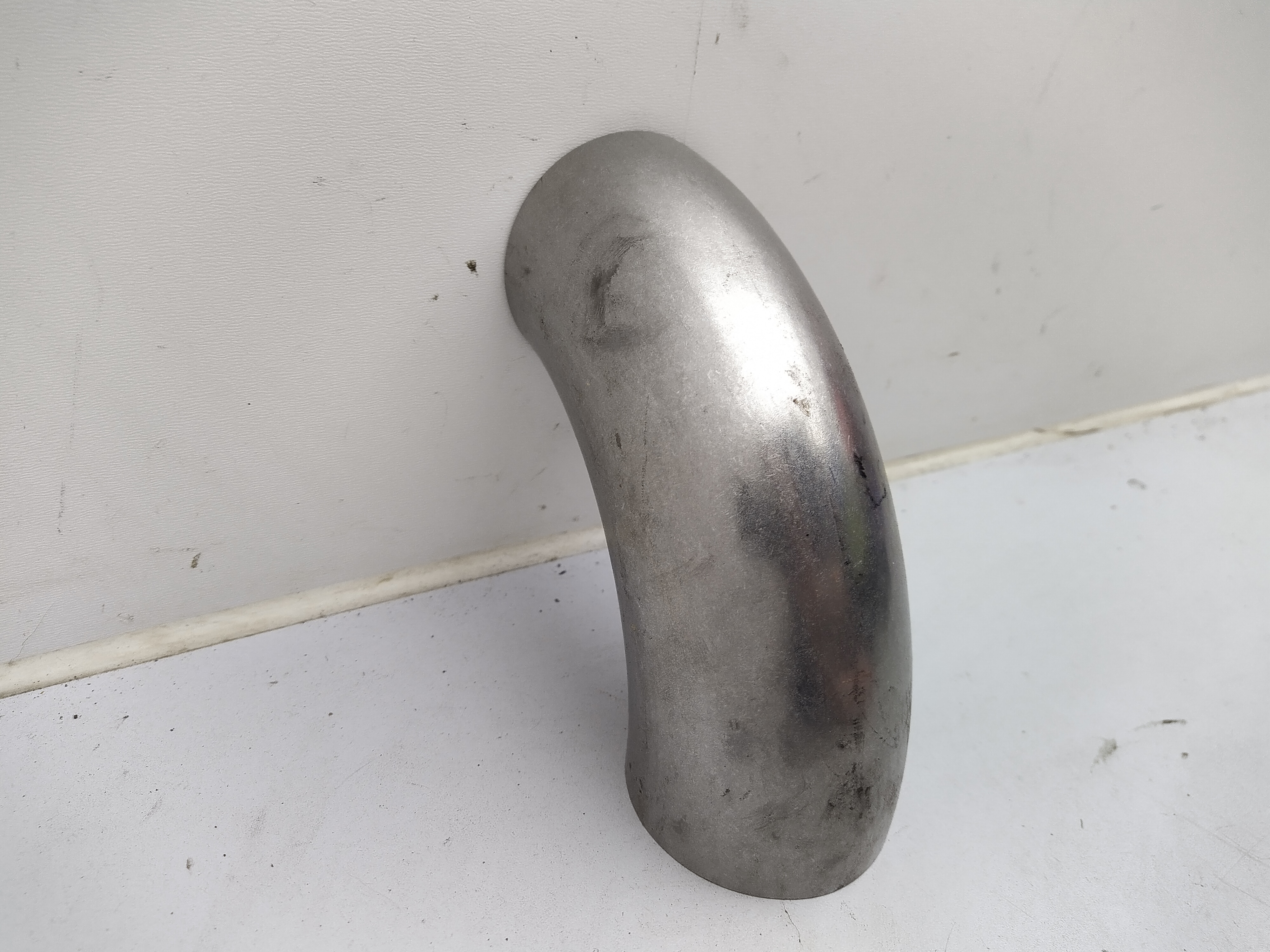 63,5mm 2,5 Zoll V2A Rohrbogen 90 Grad Edelstahl Auspuff Abgasanlage