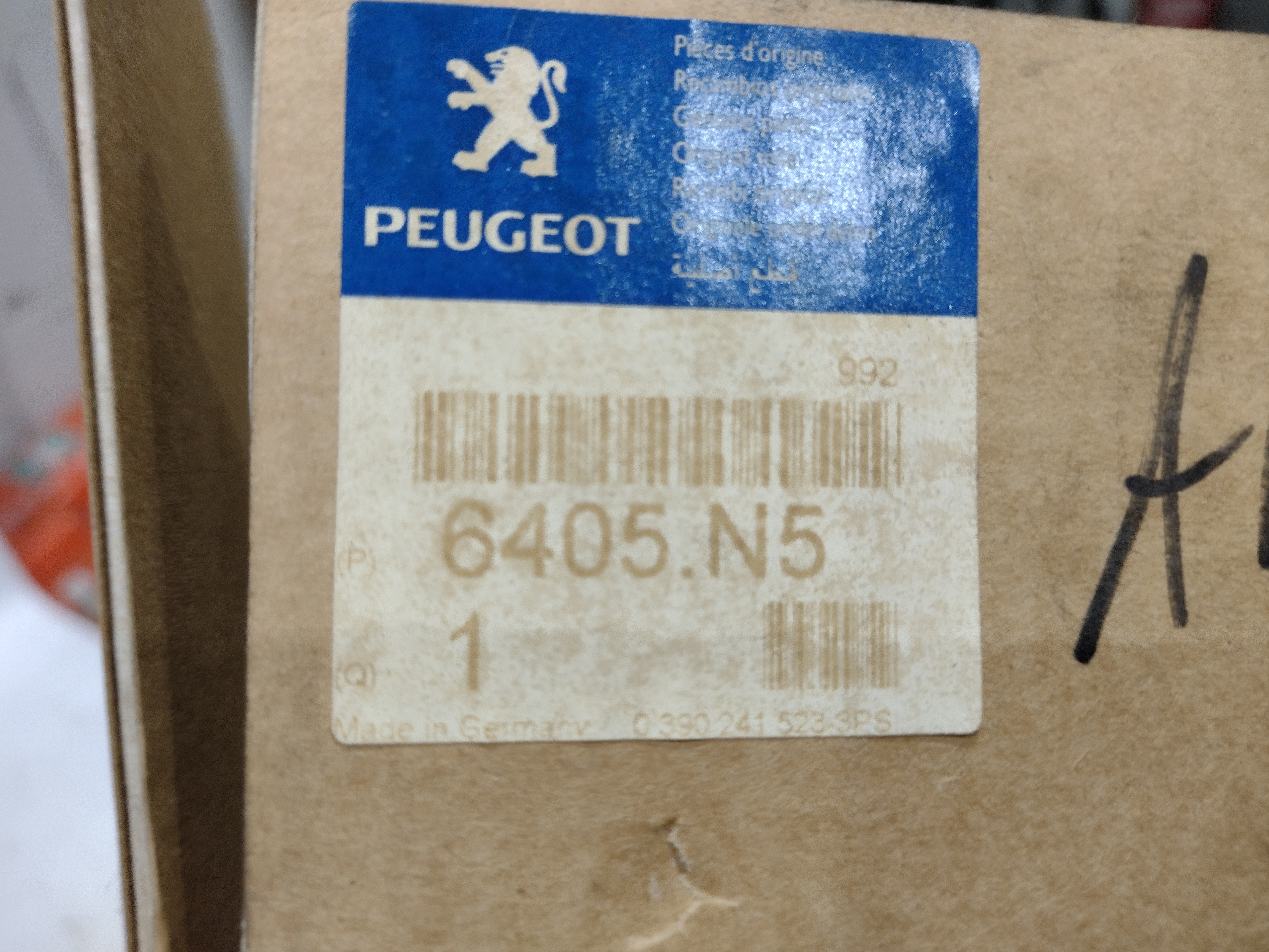 Peugeot 206 Wischermotor vorne 6405N5 NEU NOS NEW