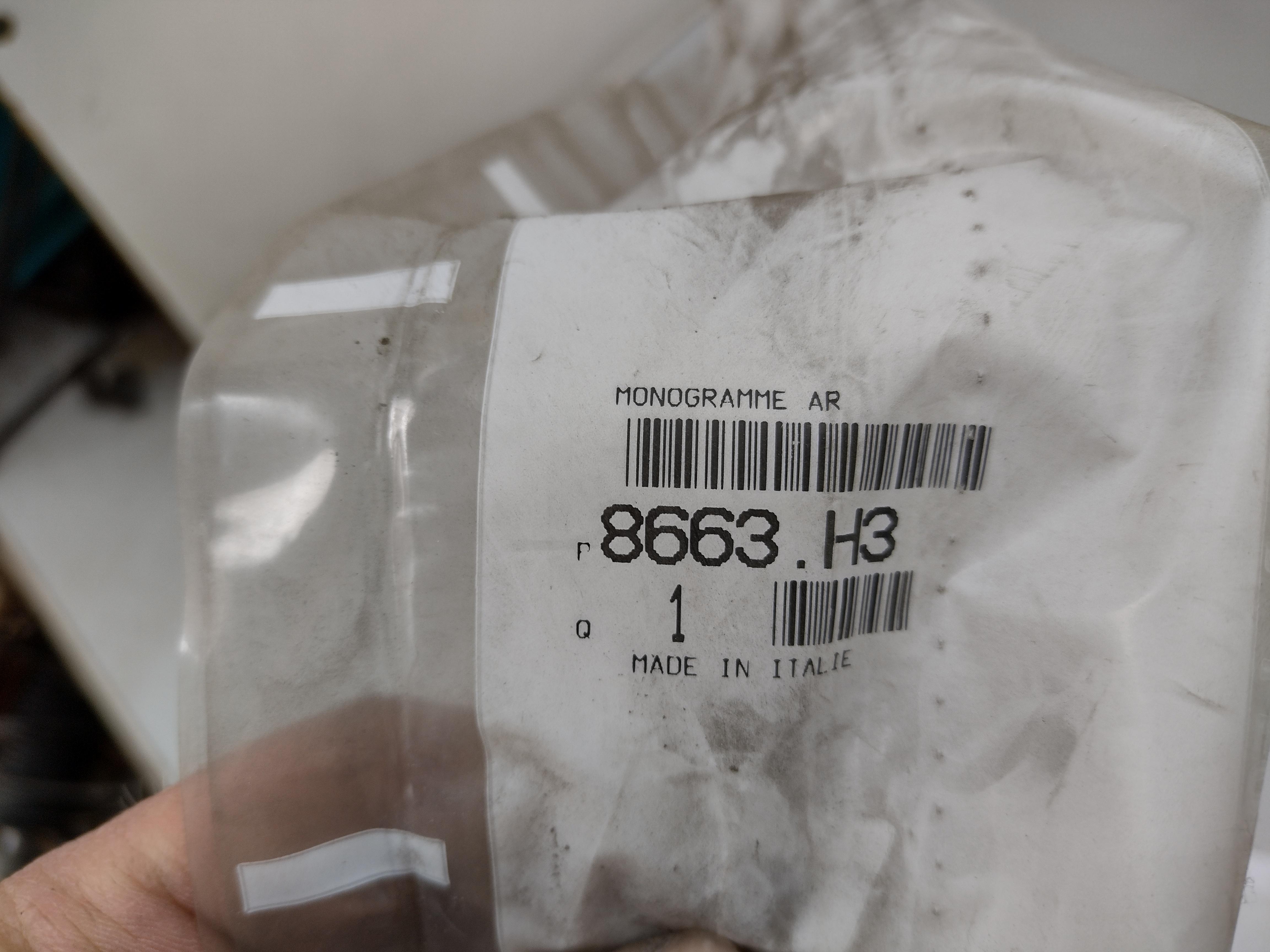Peugeot Boxer Monogramm Schriftzug 8663H3 NOS NEW OEM 