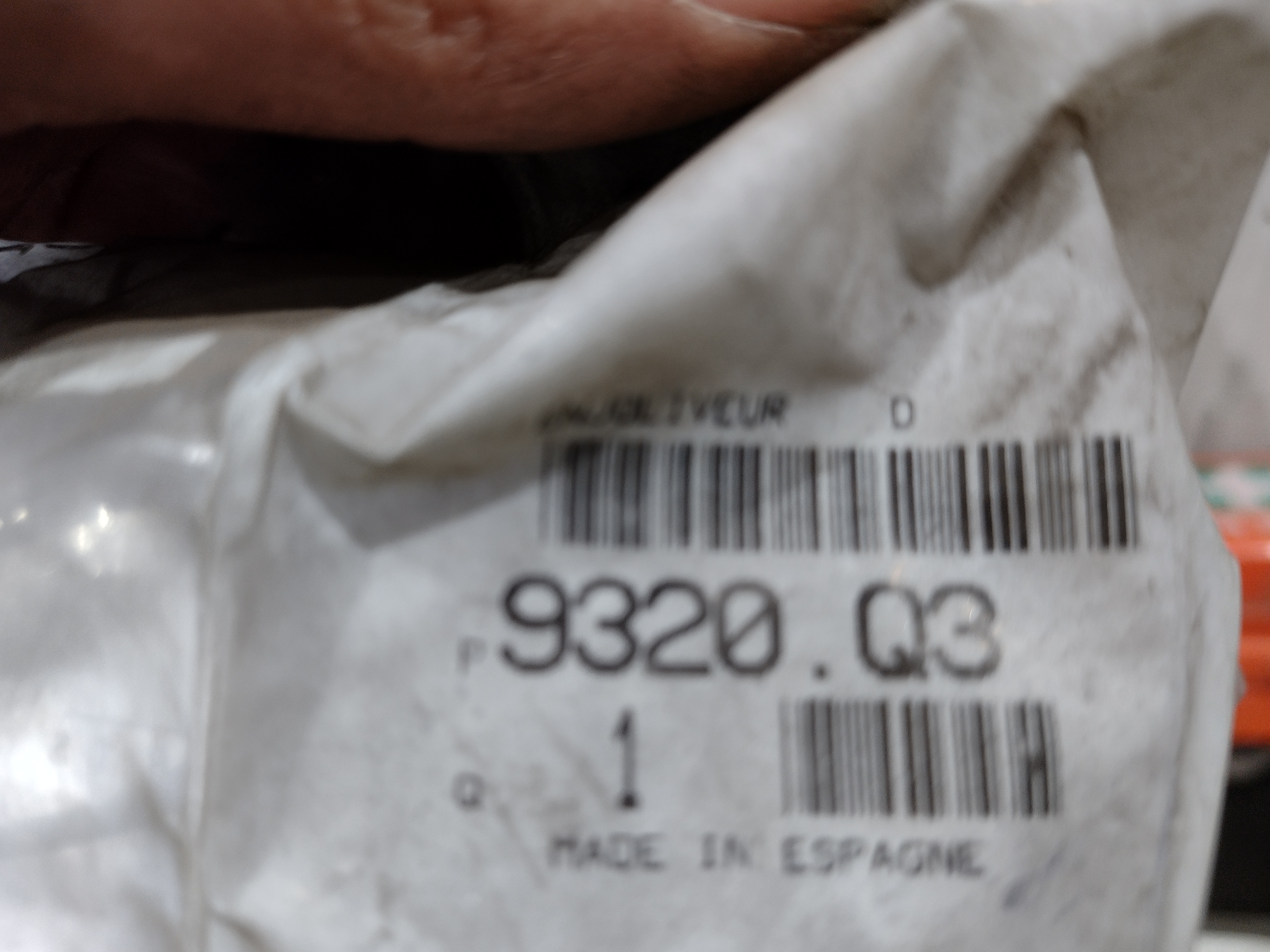 Citroen / Peugeot Moulding Griff 9320Q3 NEU NOS NEW