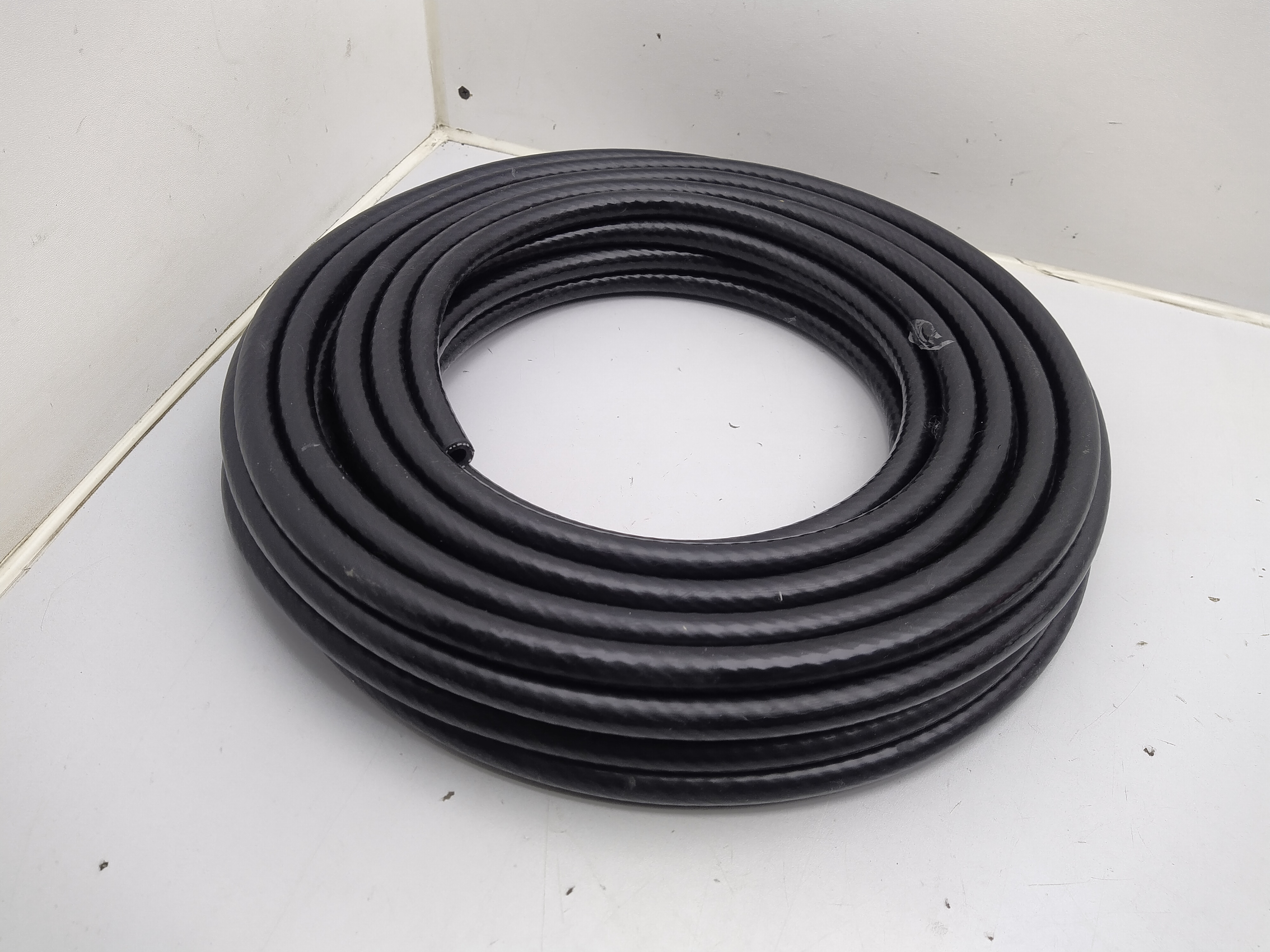 8mm Silikon Unterdruckschlauch verstärkt schwarz