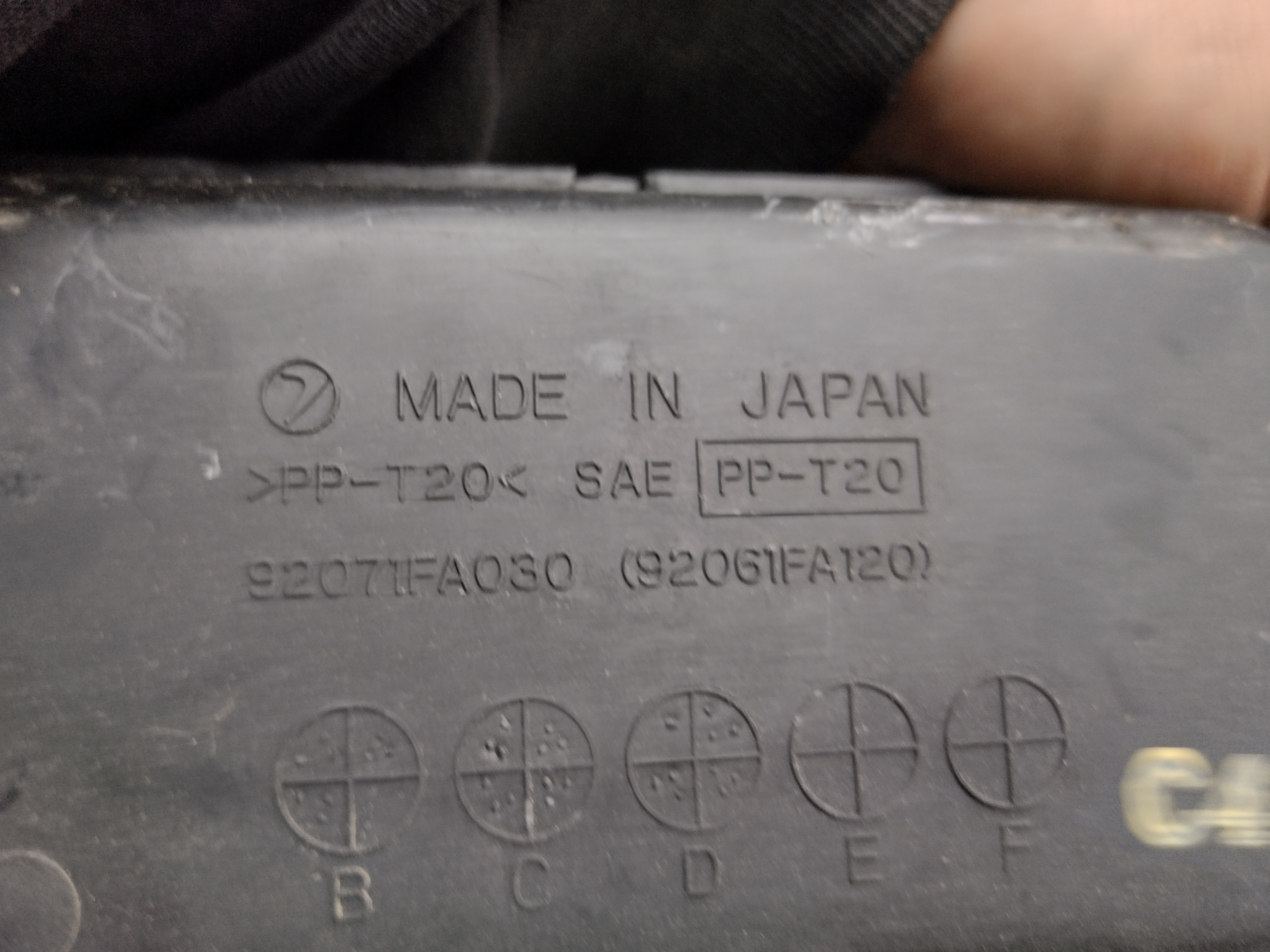 Schaltkulisse mit Leder Schaltsack für Subaru Impreza GC GF 93-00 92071FA030