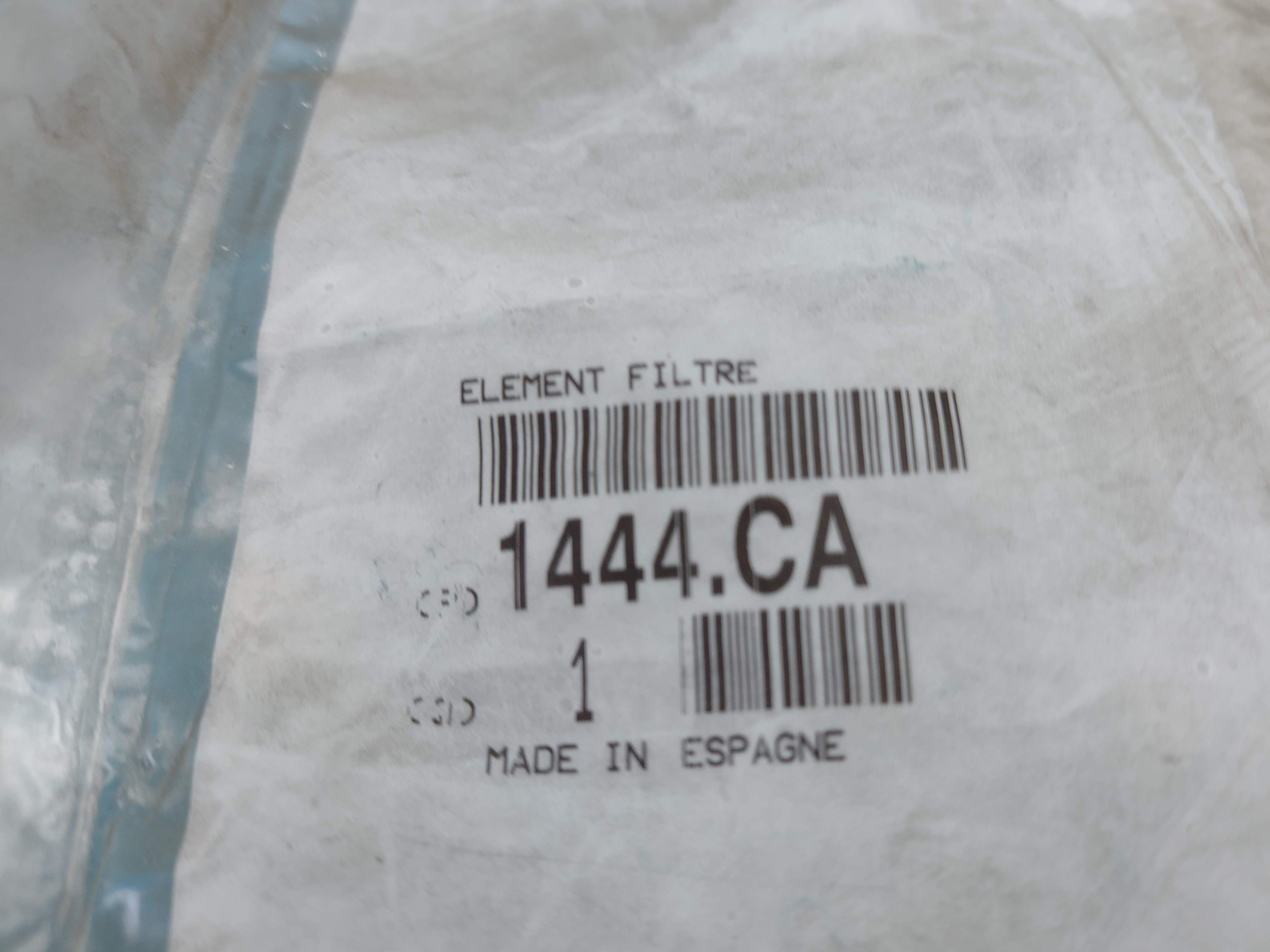 Peugeot / Citroen Luftfilter für Berlingen / Partner 1444CA NEU NOS NEW