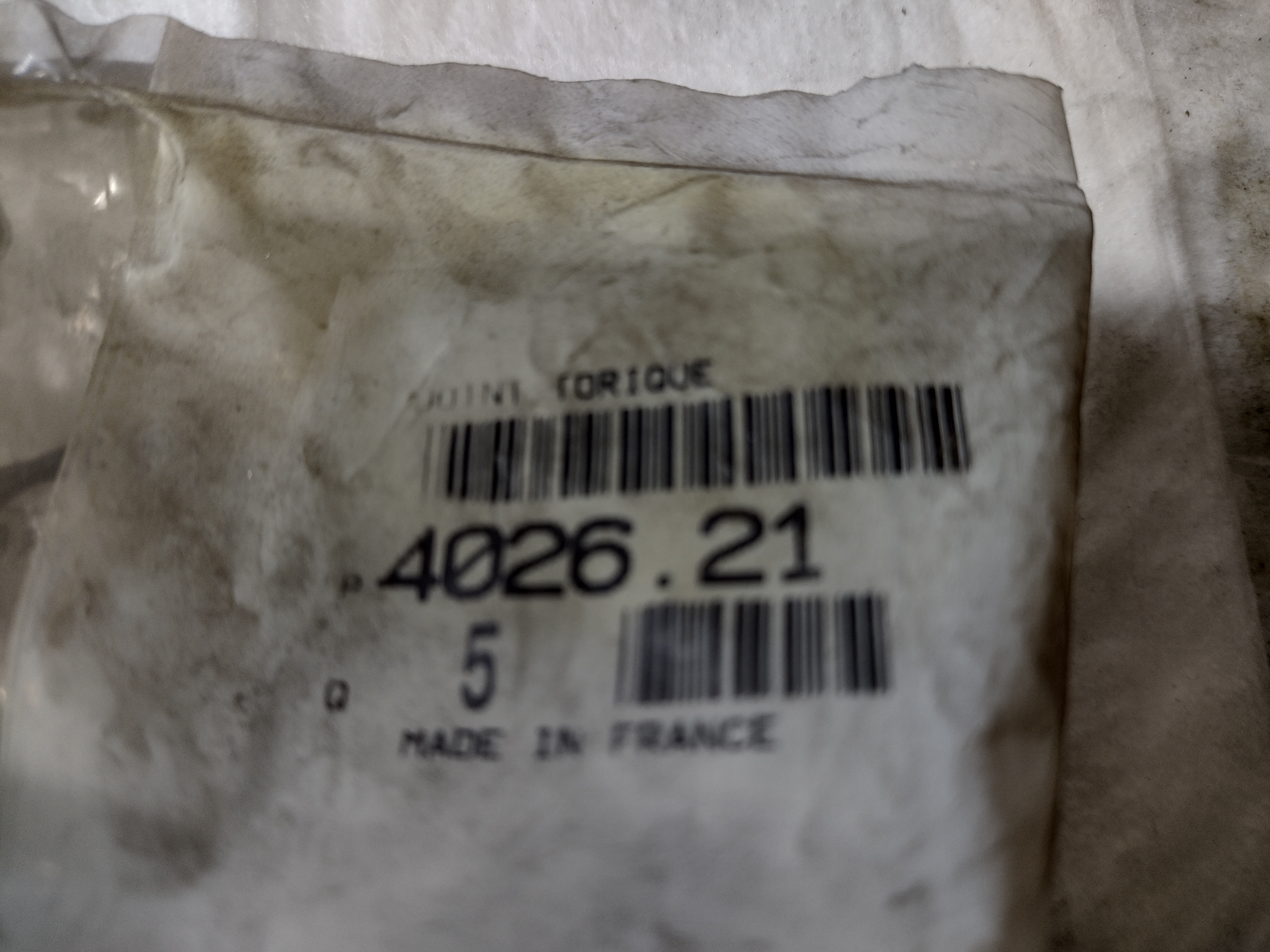 Peugeot / Citroen RINGDICHTUNG Oring 402621 NEU NOS NEW