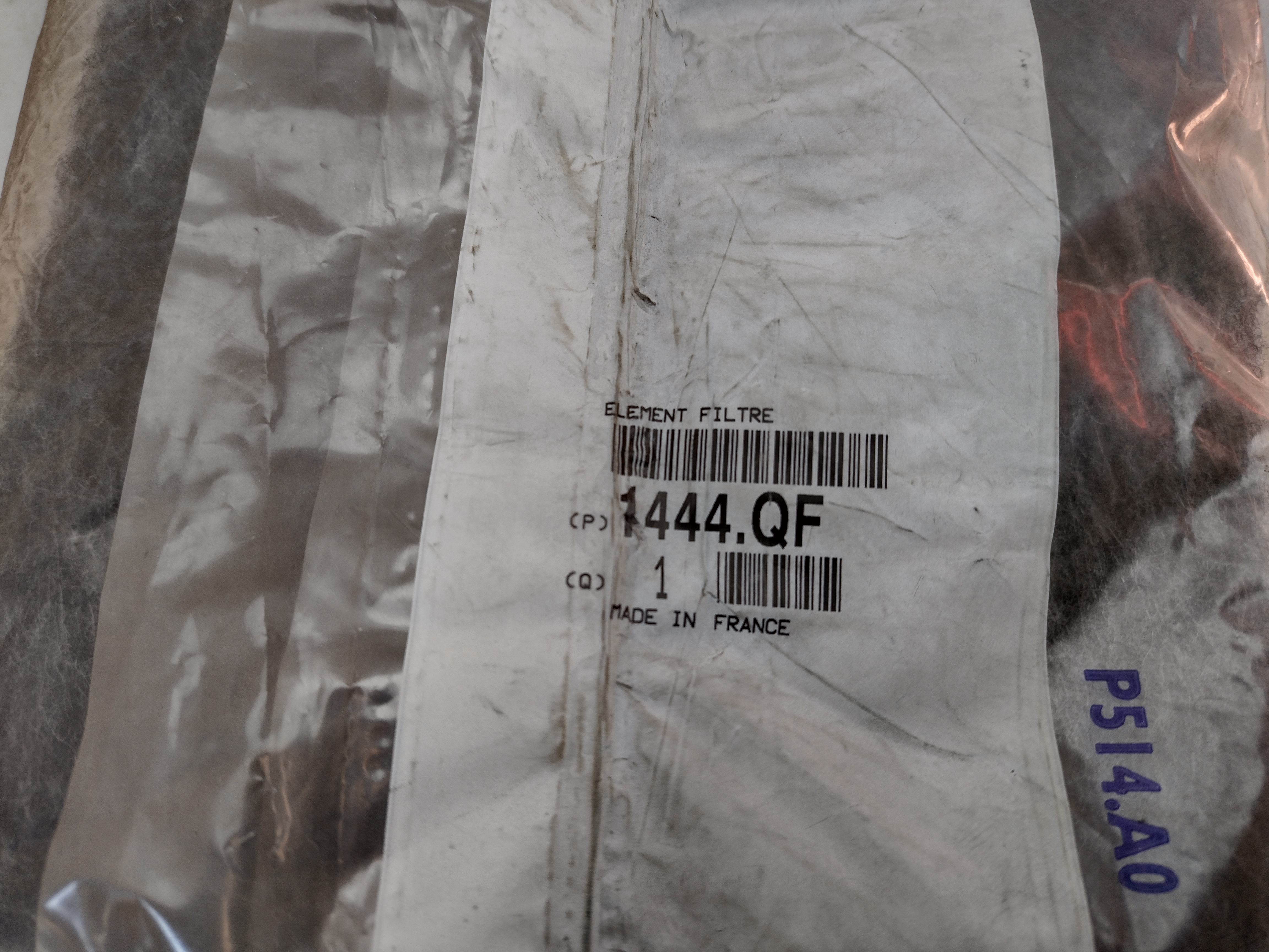 Peugeot 206 Luftfilter 1444QF NEU NOS NEW OEM