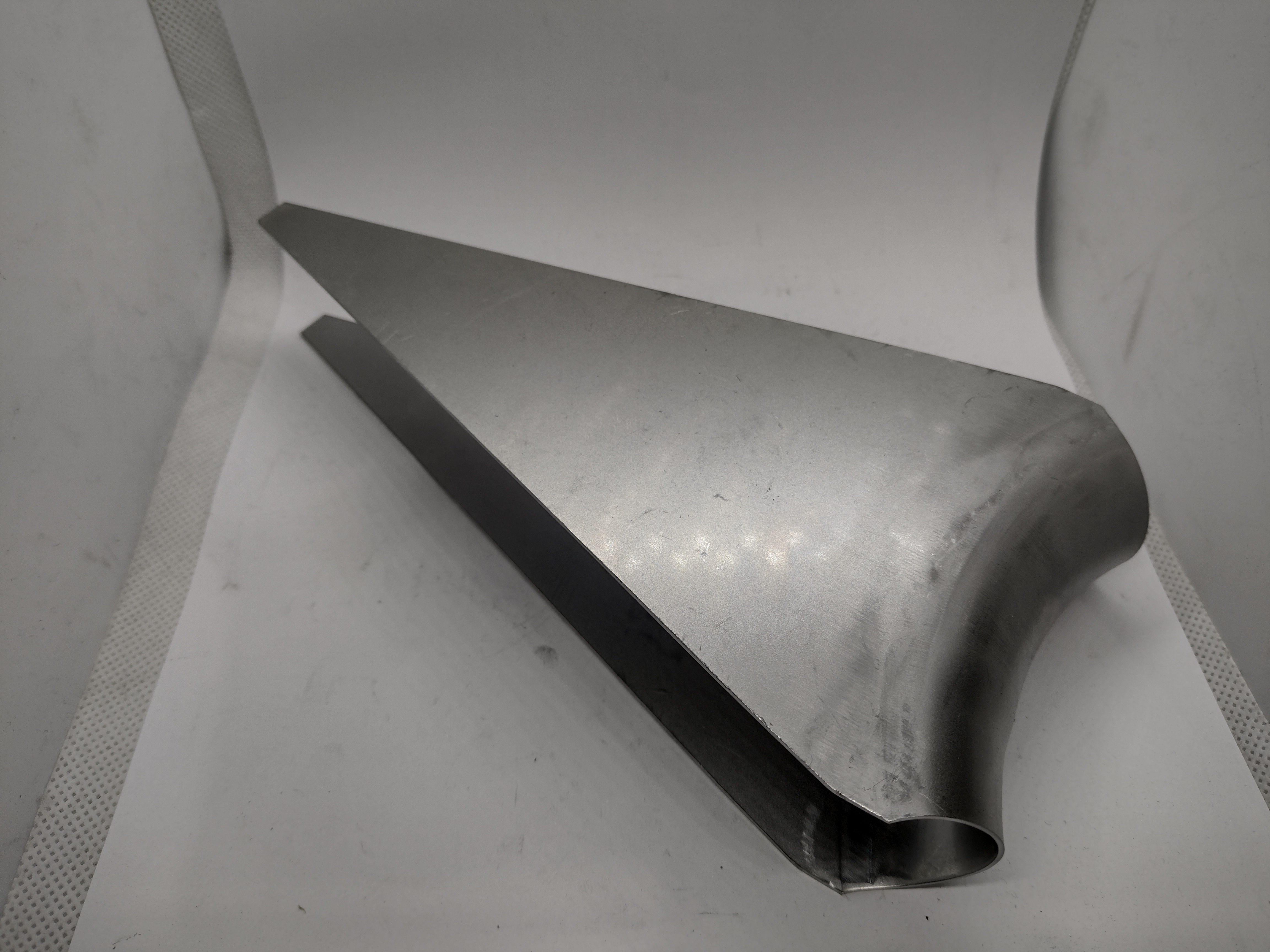 30 Grad  Knotenblech Überrollkäfig Stützen geschlossen MIT GEWÖLBTE KANTEN