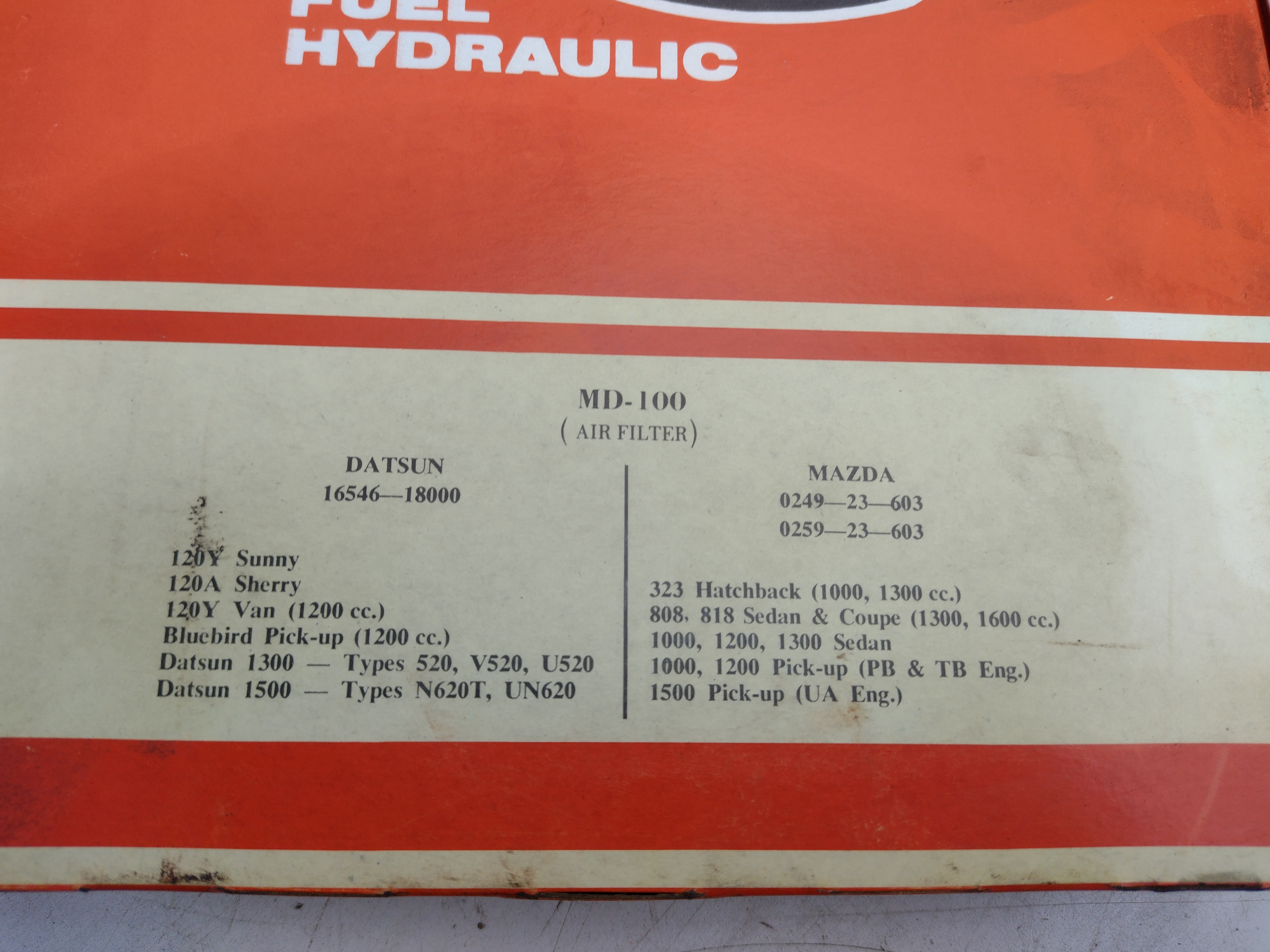 ALCO Luftfilter MD-100 für SUBARU MAZDA NISSAN DAIHATSU HONDA