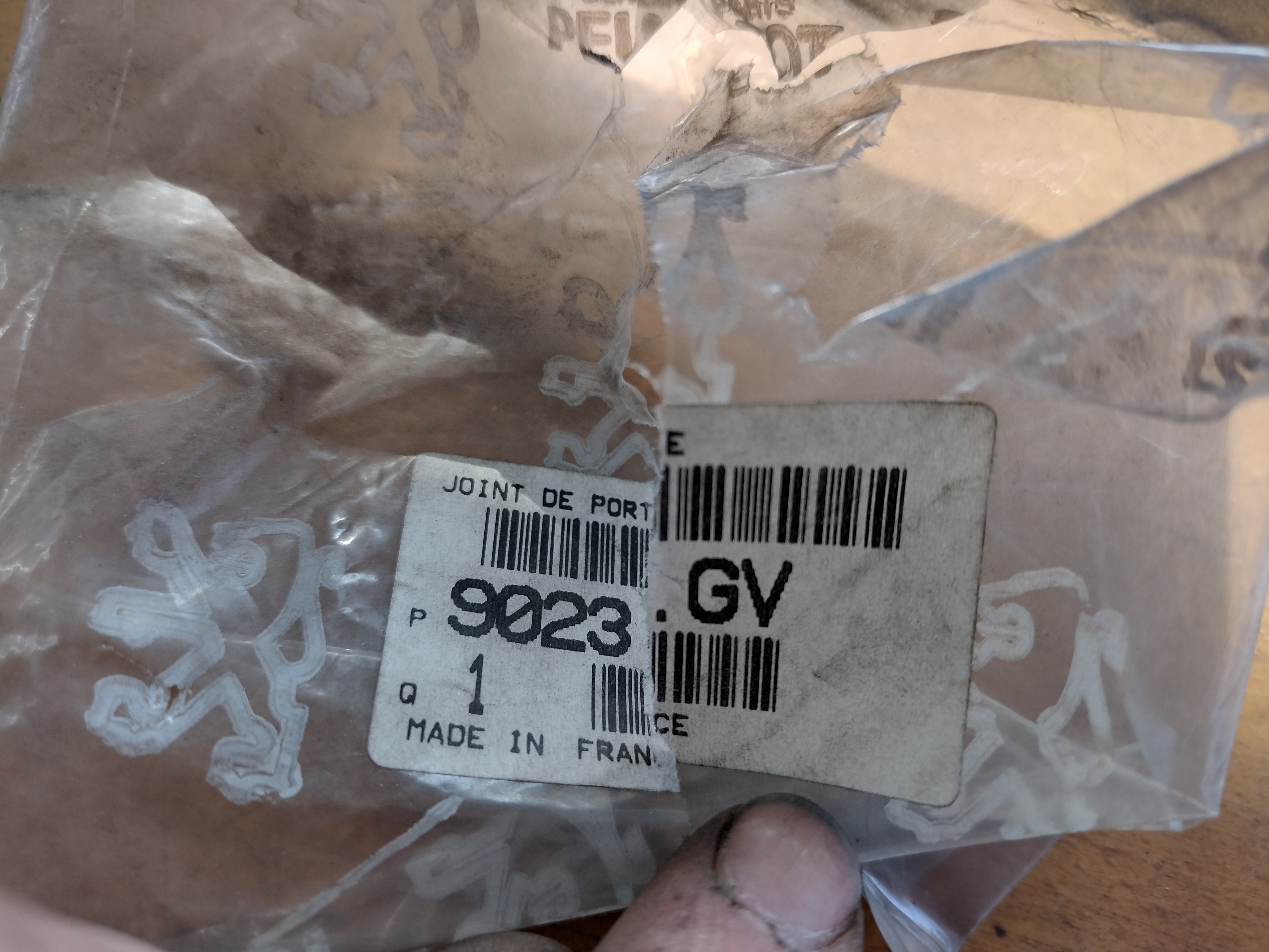 Peugeot / Citroen Dichtung 9023GV NEU NOS NEW OEM