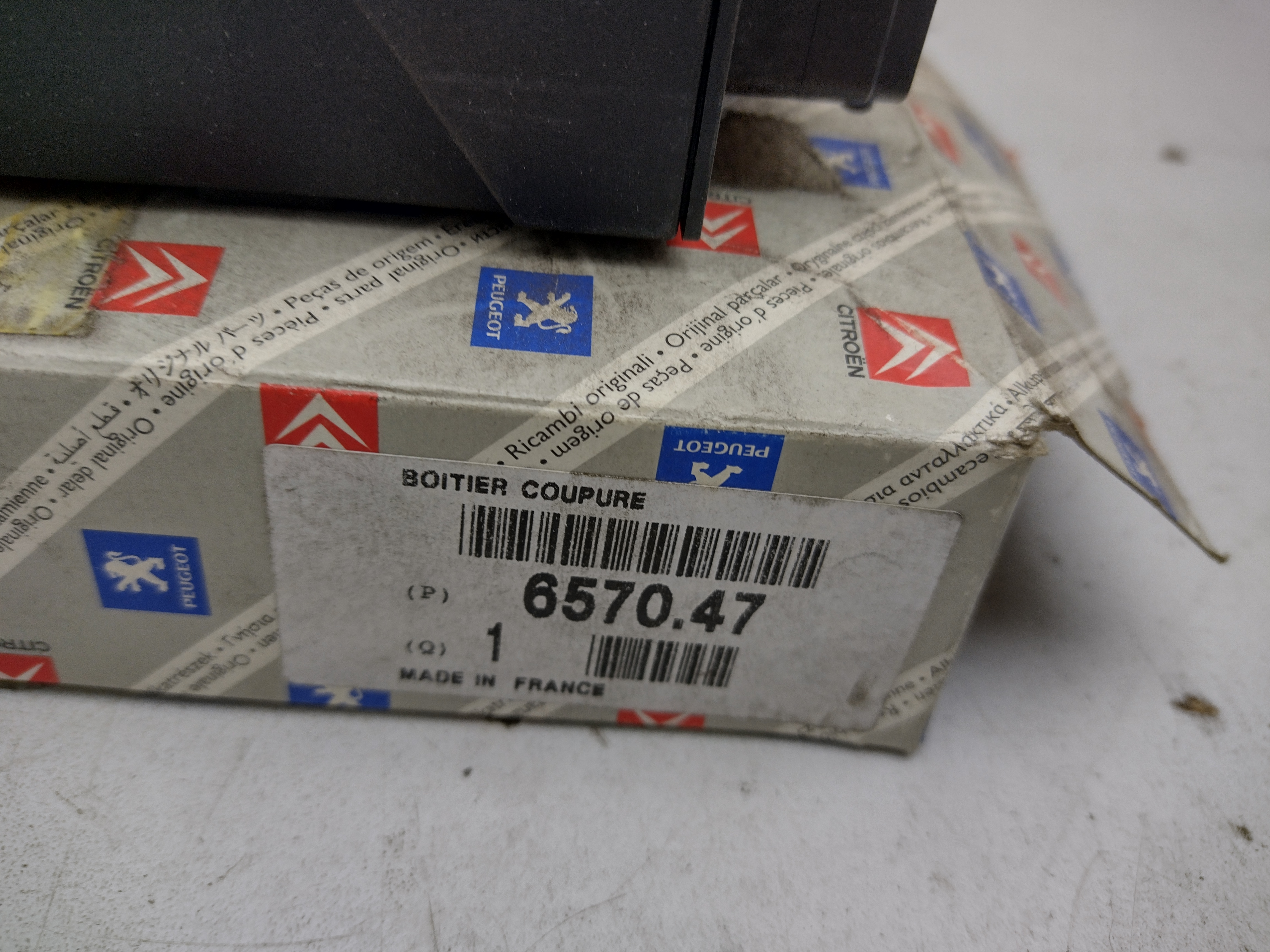 Peugeot / Citroen ABSCHALTGEH BETATIGUNG 657047 NEU NOS NEW
