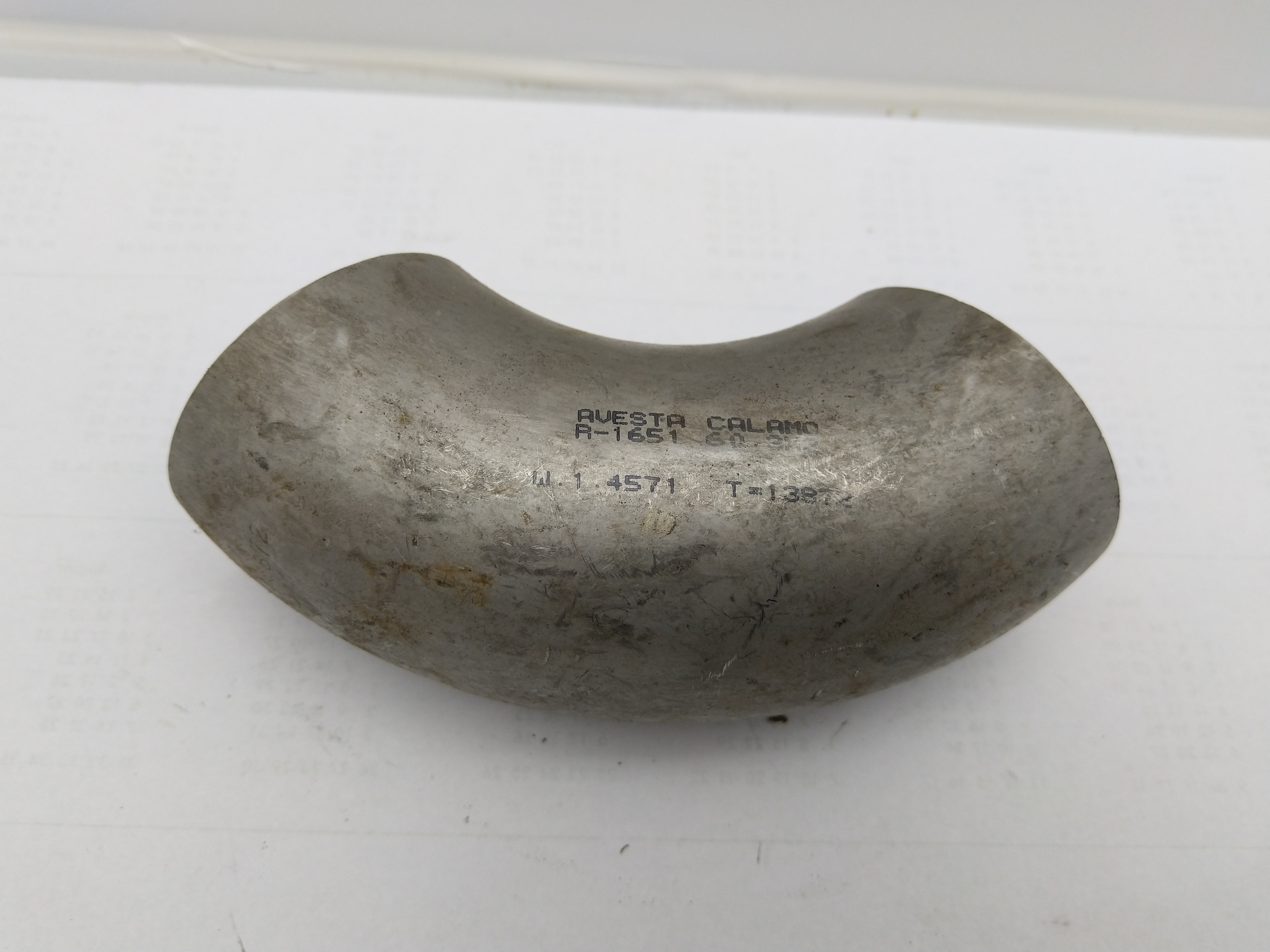 60mm 90 Grad Bogen Edelstahl