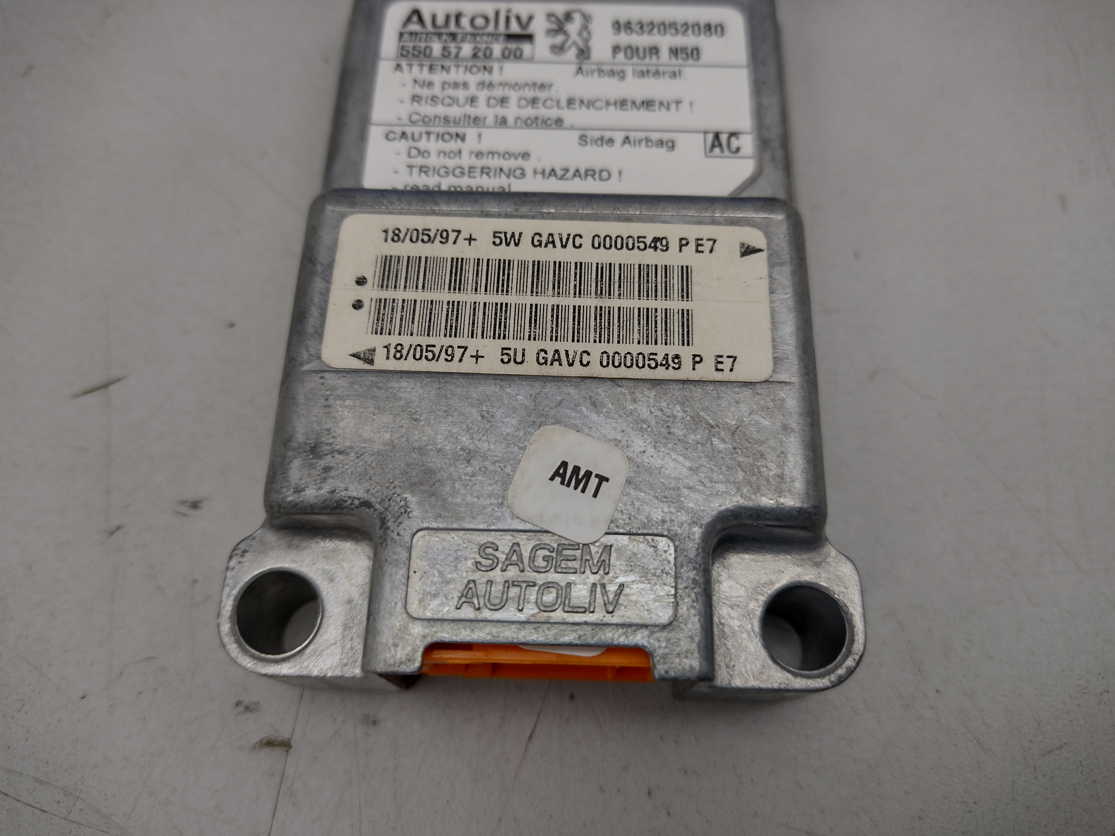 Peugeot 306 Air Bag Steuergerät 821634 NOS NEW OEM