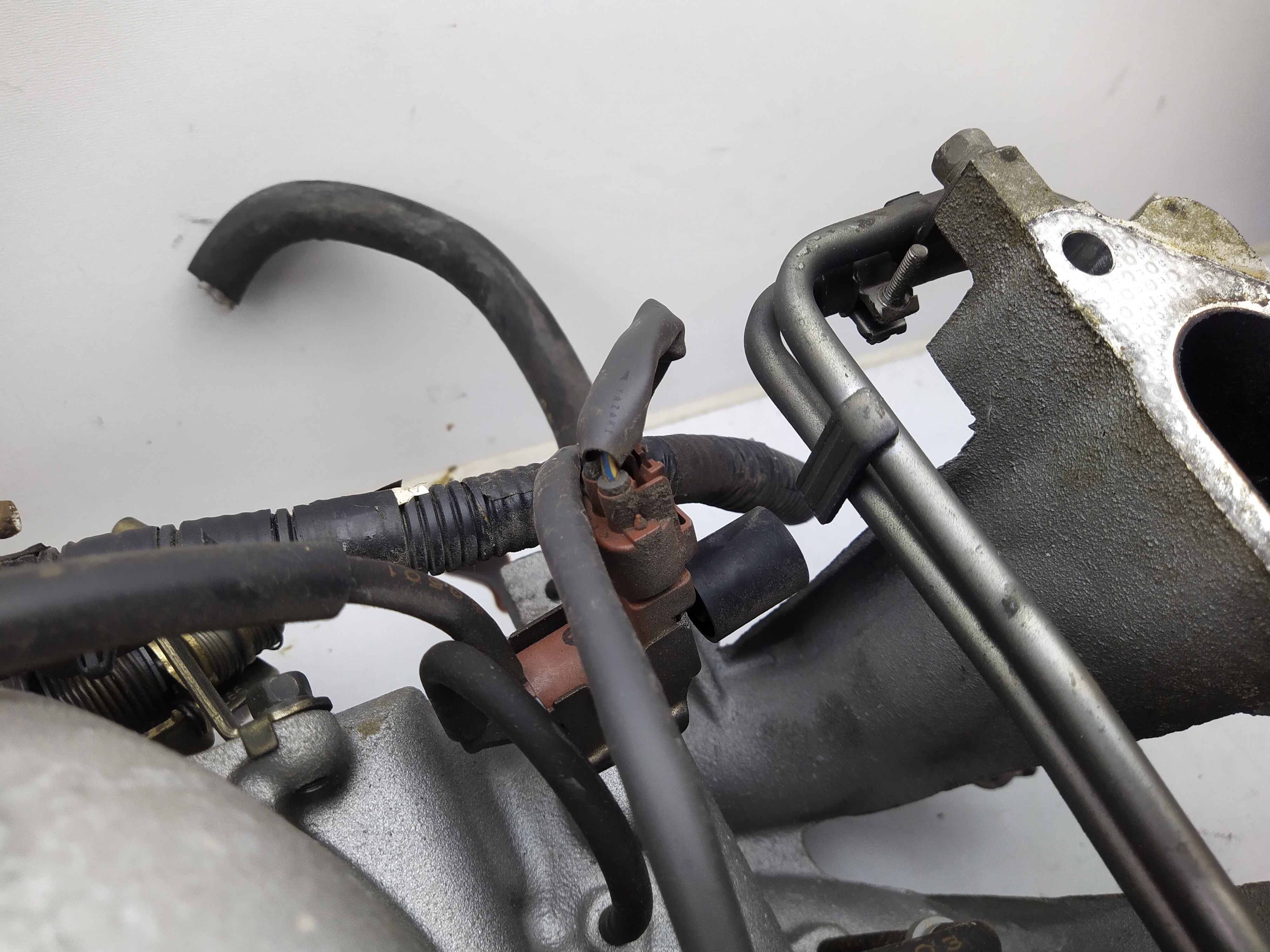 Ansaugbrücke von Subaru Outback H6 BE BH EZ30D PS Einspirtzdüsen  Sensoren