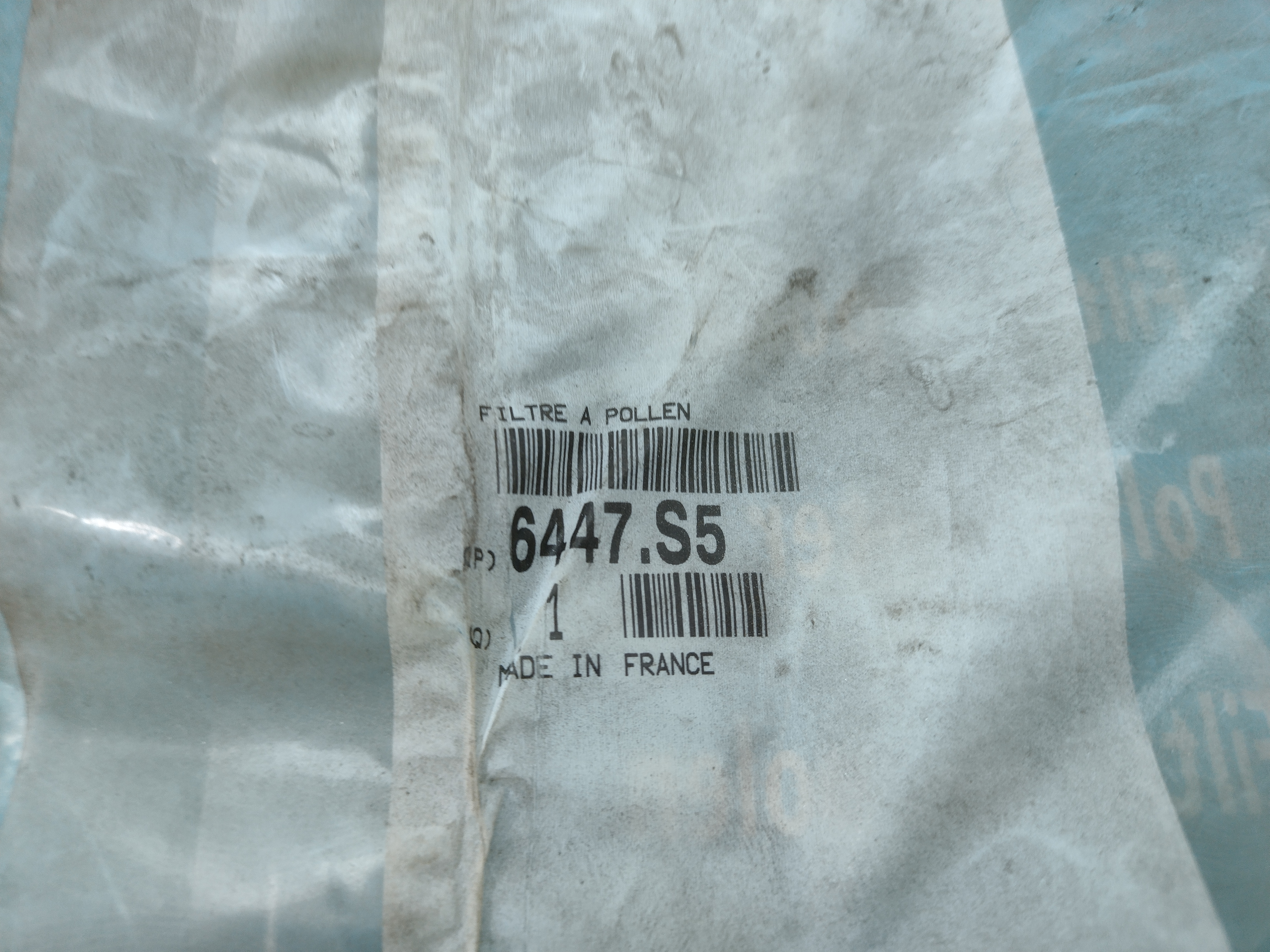 Peugeot 406 Innenraumfilter 6447S5 NOS NEW
