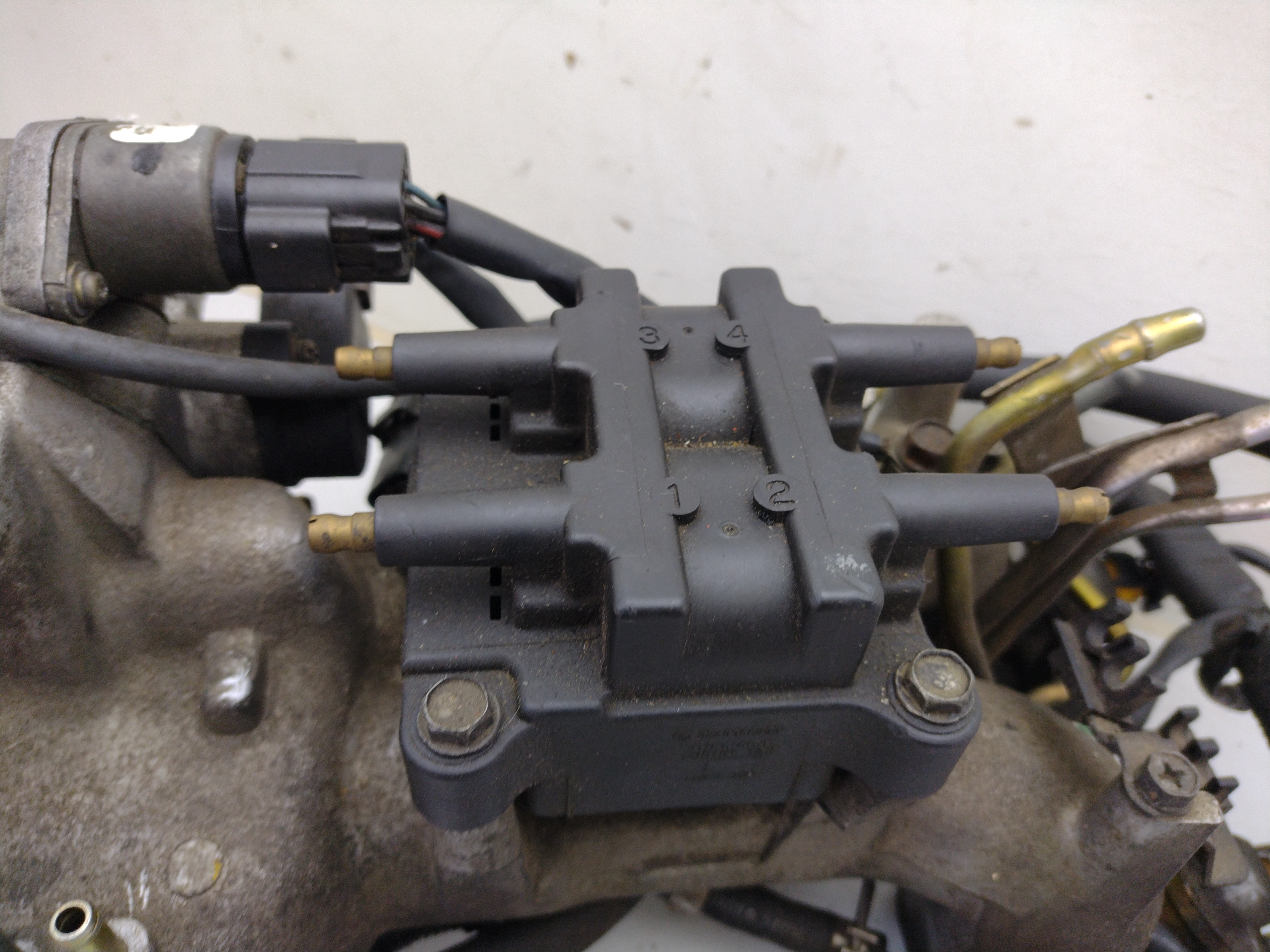 Ansaugbrücke mit Inlet Drosselklappe Einspritzdüsen Zündspule kabelbaum für Subaru Impreza GT 98-00 EJ205