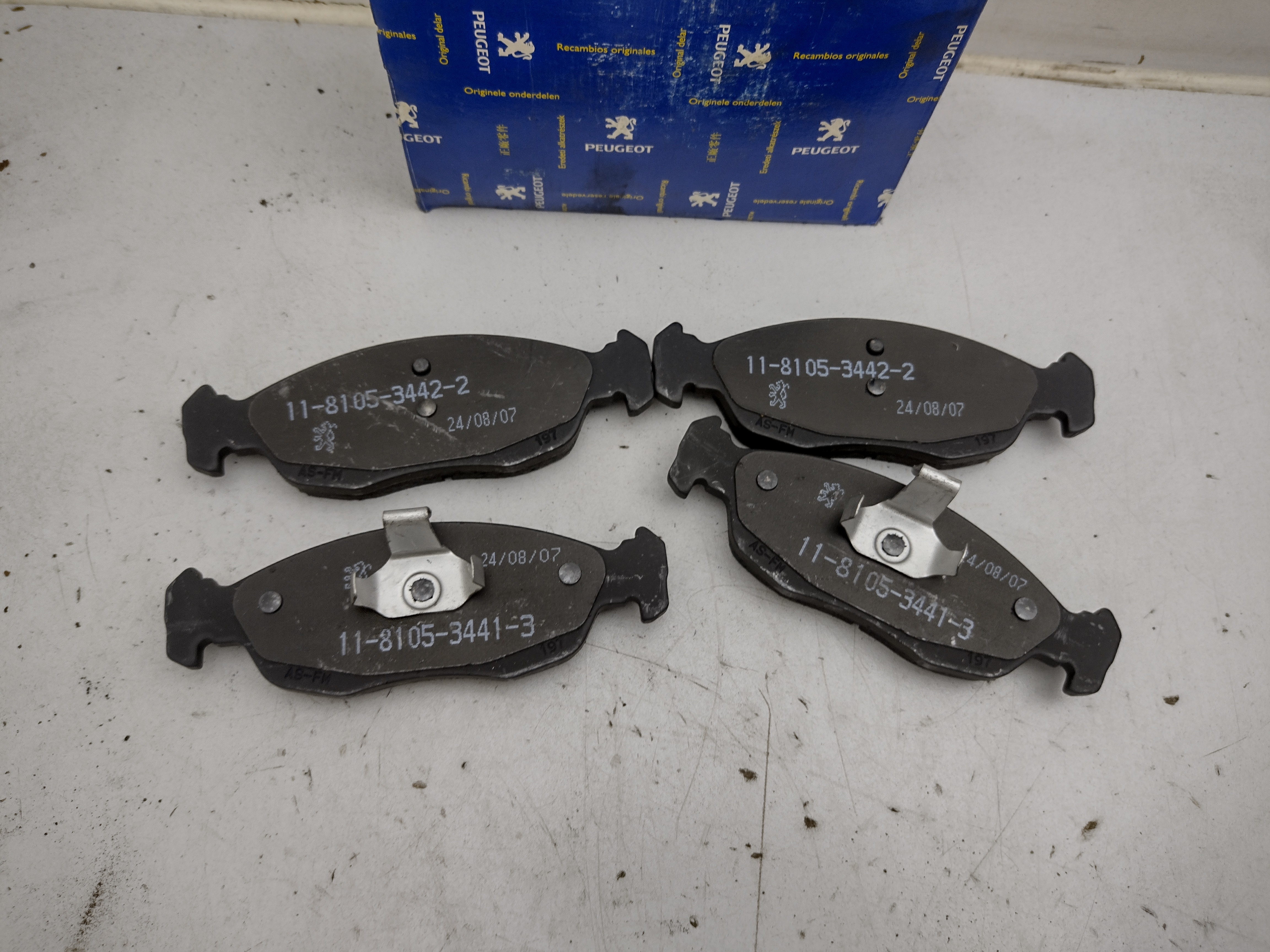 Peugeot 306 106 II Citroen Xsara Bremsbeläge vorne (Sys.ATE-TEVES) 425304 NOS NEW OEM
