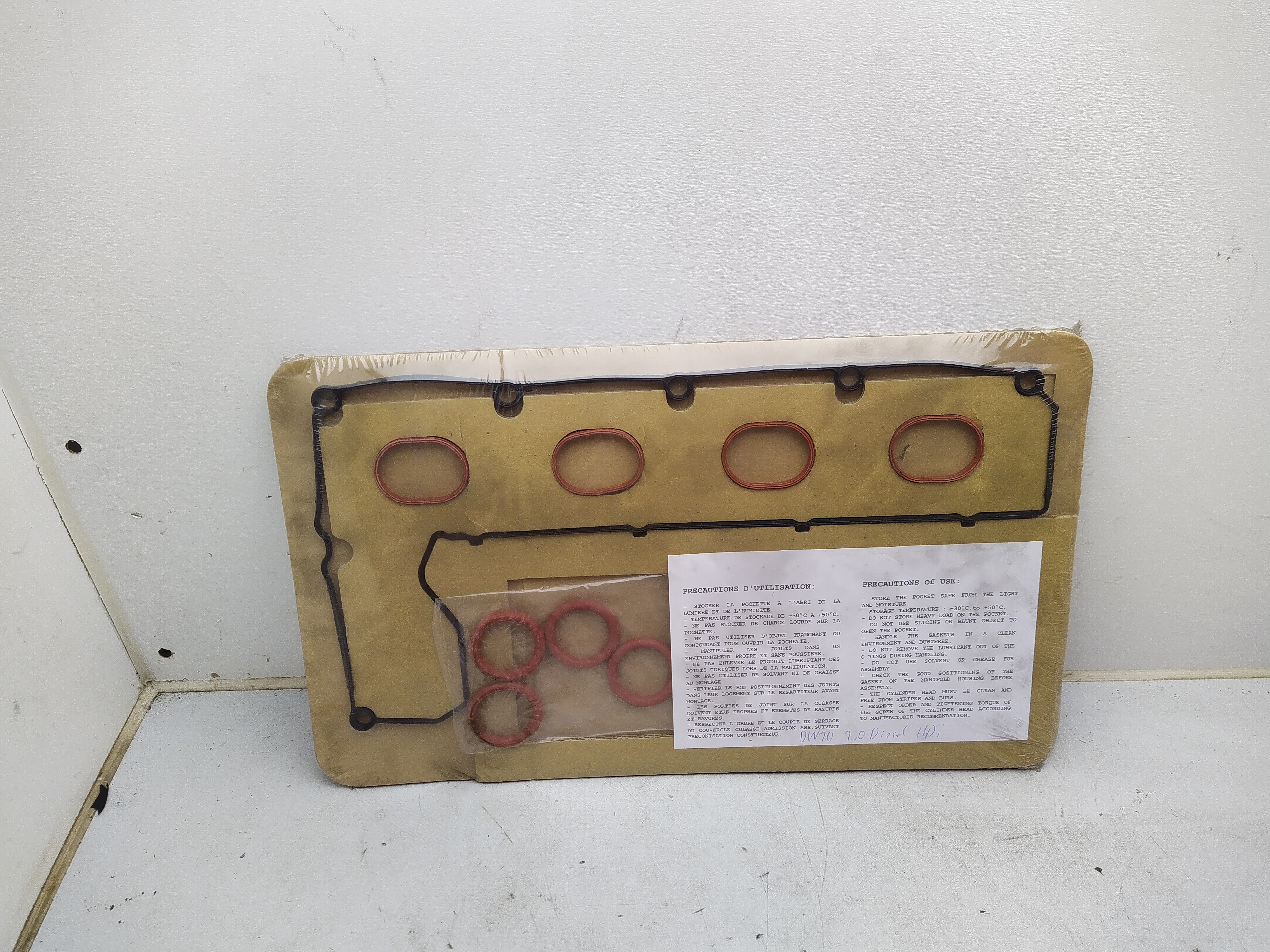 Peugeot Dichtsatz Ventildeckel DW10 2.0 Diesel HDi NEU NOS NEW 