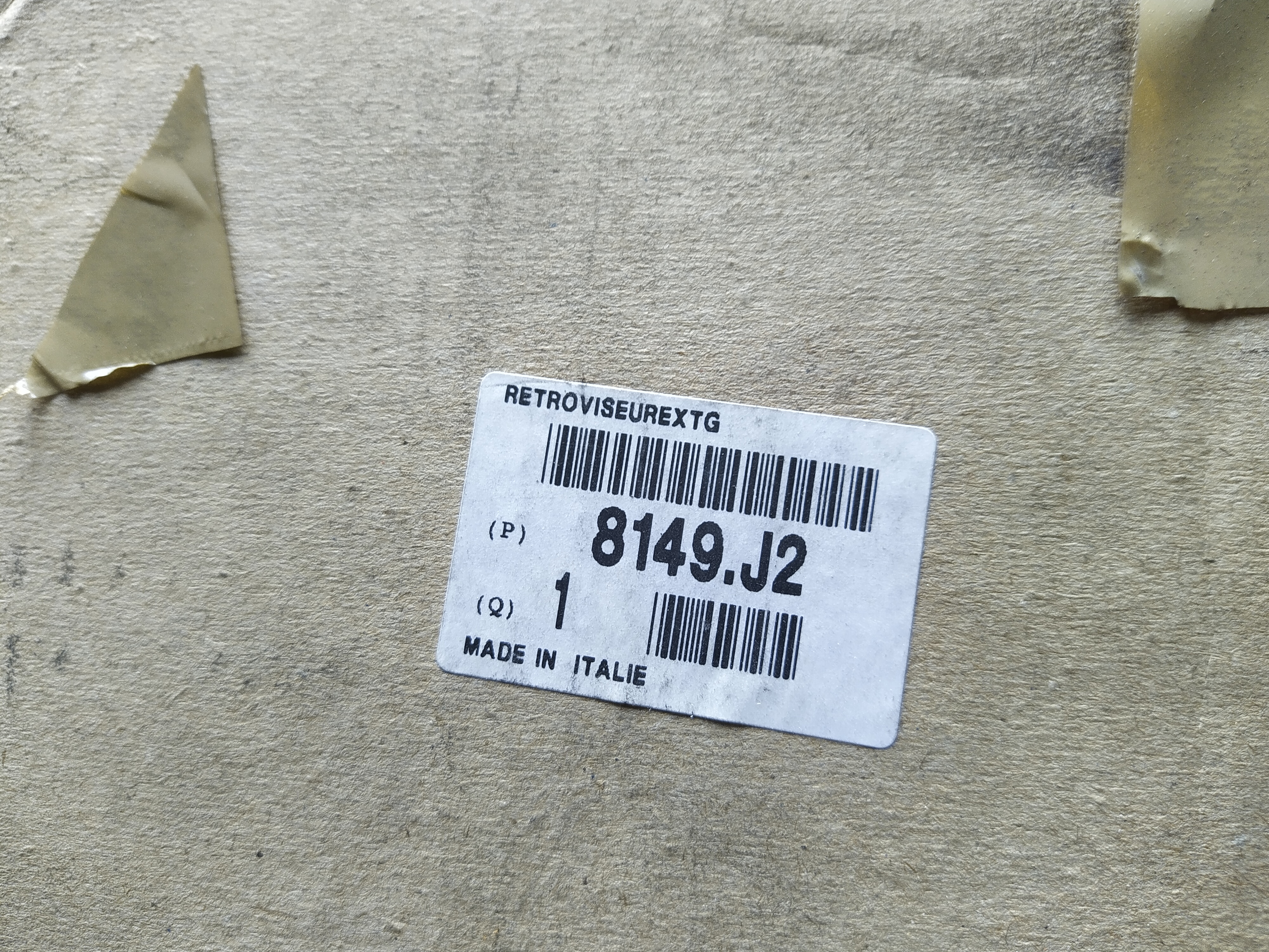 Peugeot Boxer CITROËN Jumper Aussenspiegel links 8149J2 NEU NOS