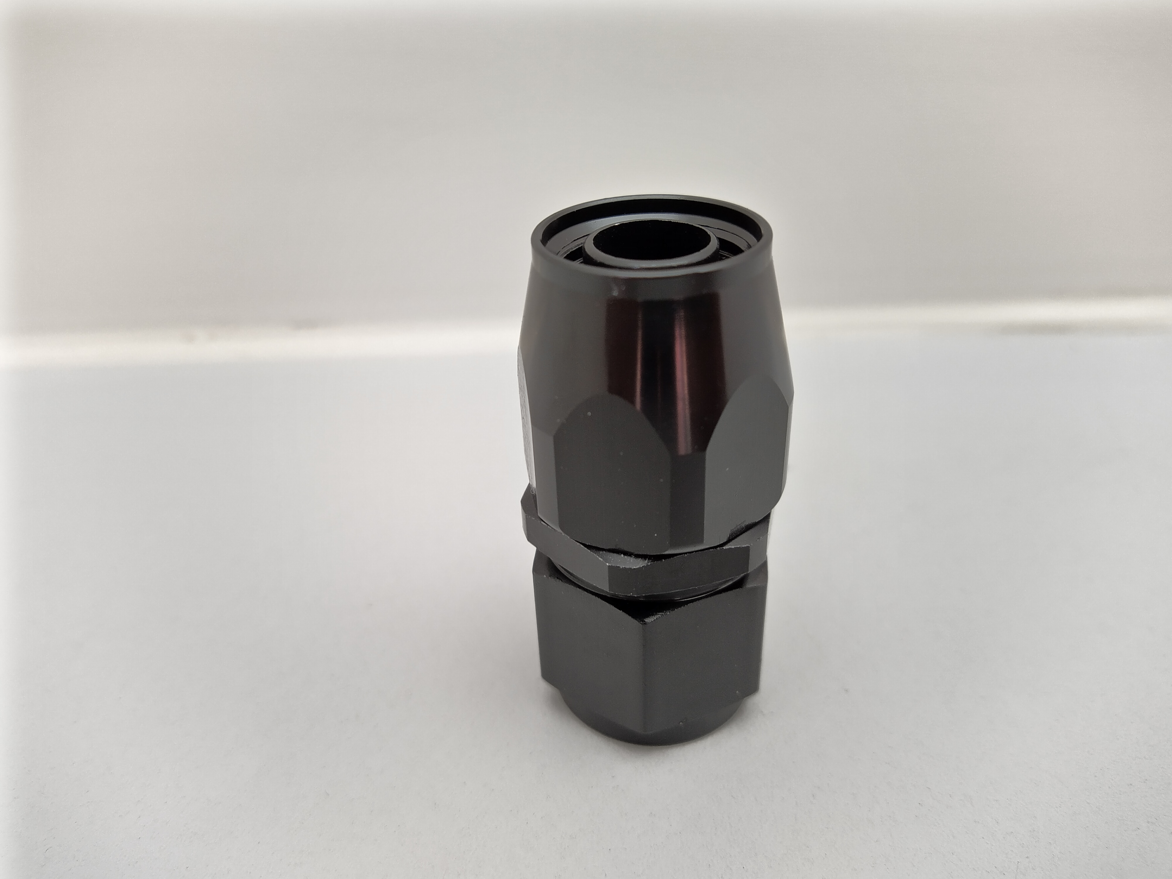 Alu-Fitting schwarz AN10 Dash 10 gerade