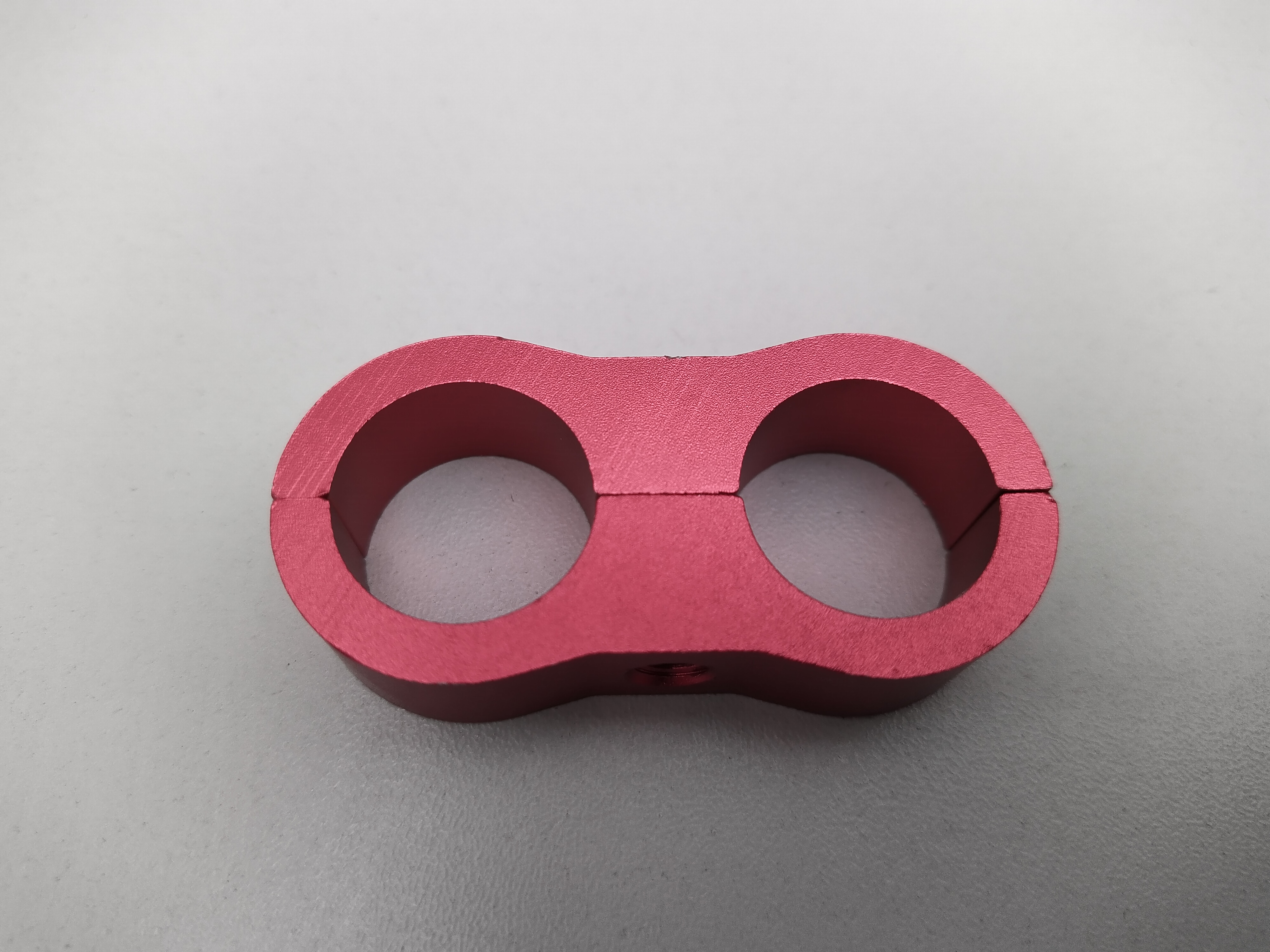 Schlauchhalter 2x19,5mm rot (Dash 10 AN10)