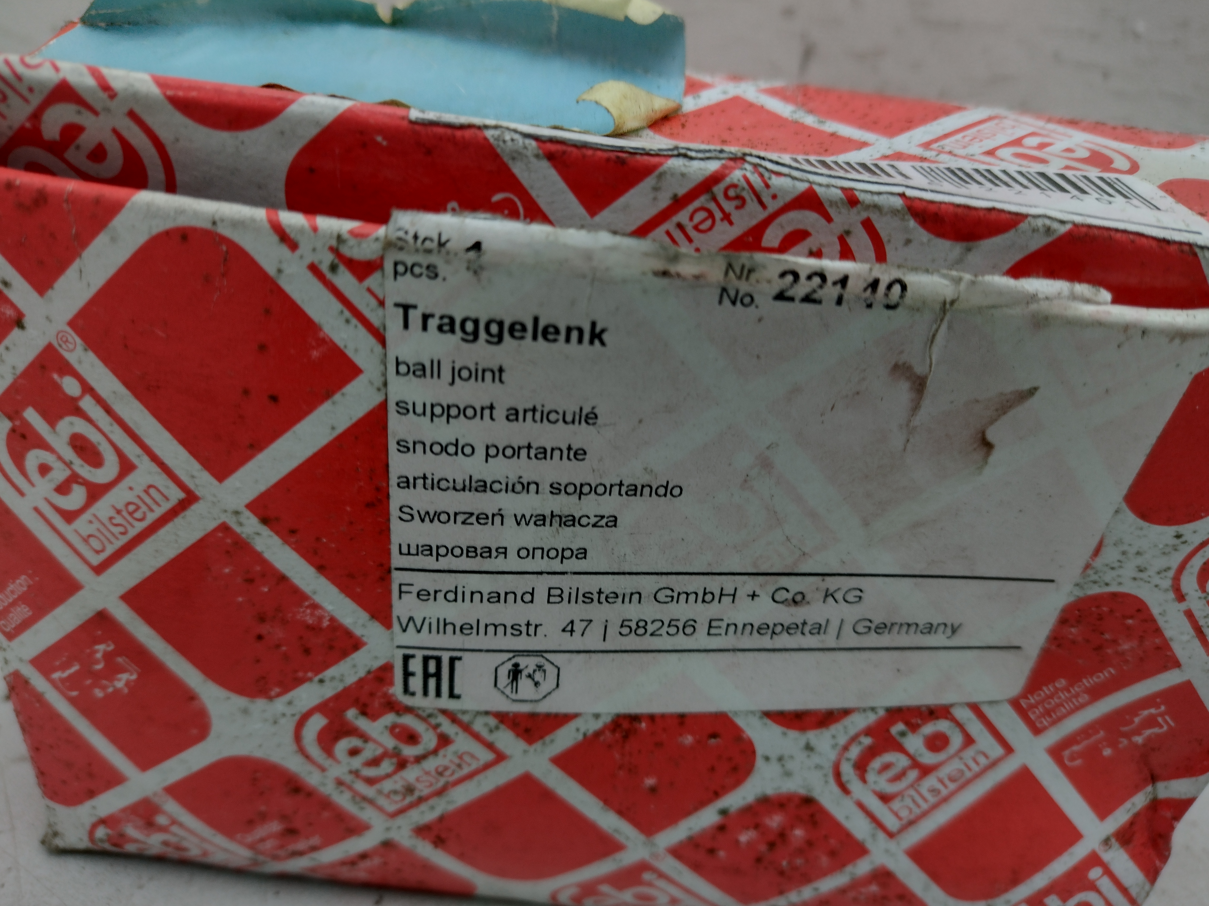 FEBI BILSTEIN Traggelenk 22110