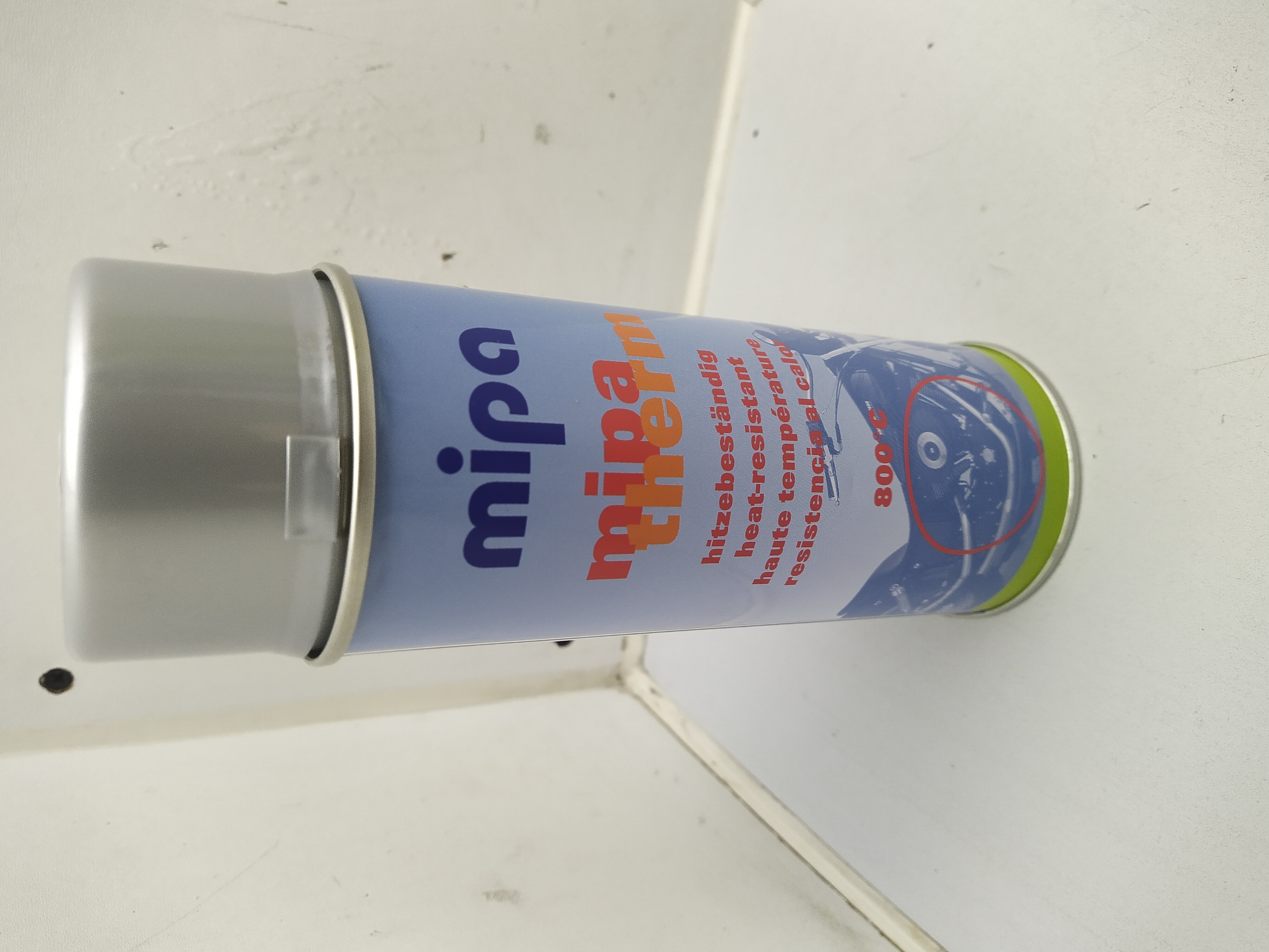 Mipa Mipatherm hitzebeständiger Lack Spraydose Silber Hitzebeständig bis 800ºC