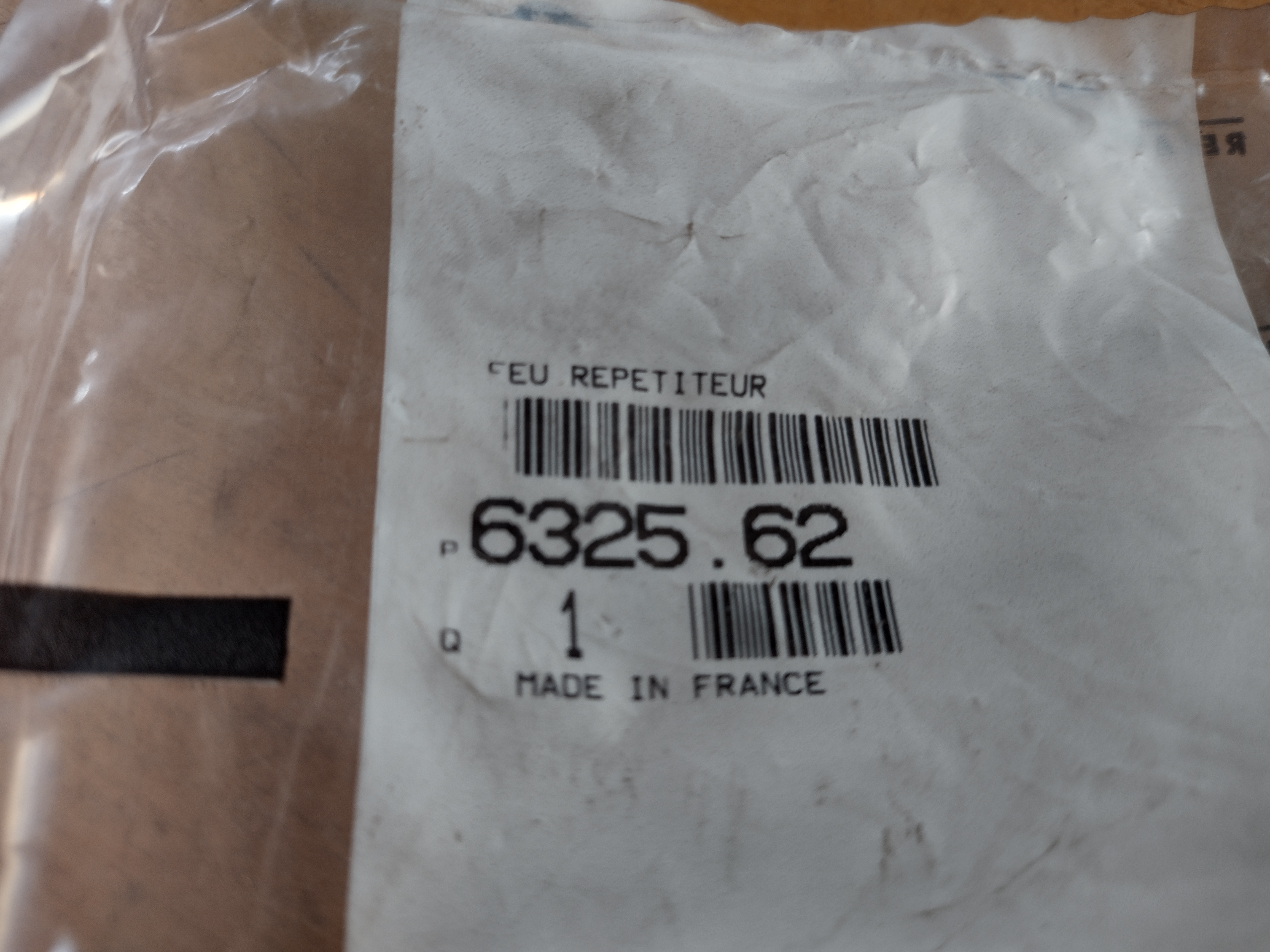 Seitenblinker für links oder rechts 632562 NEU NOS NEW OEM