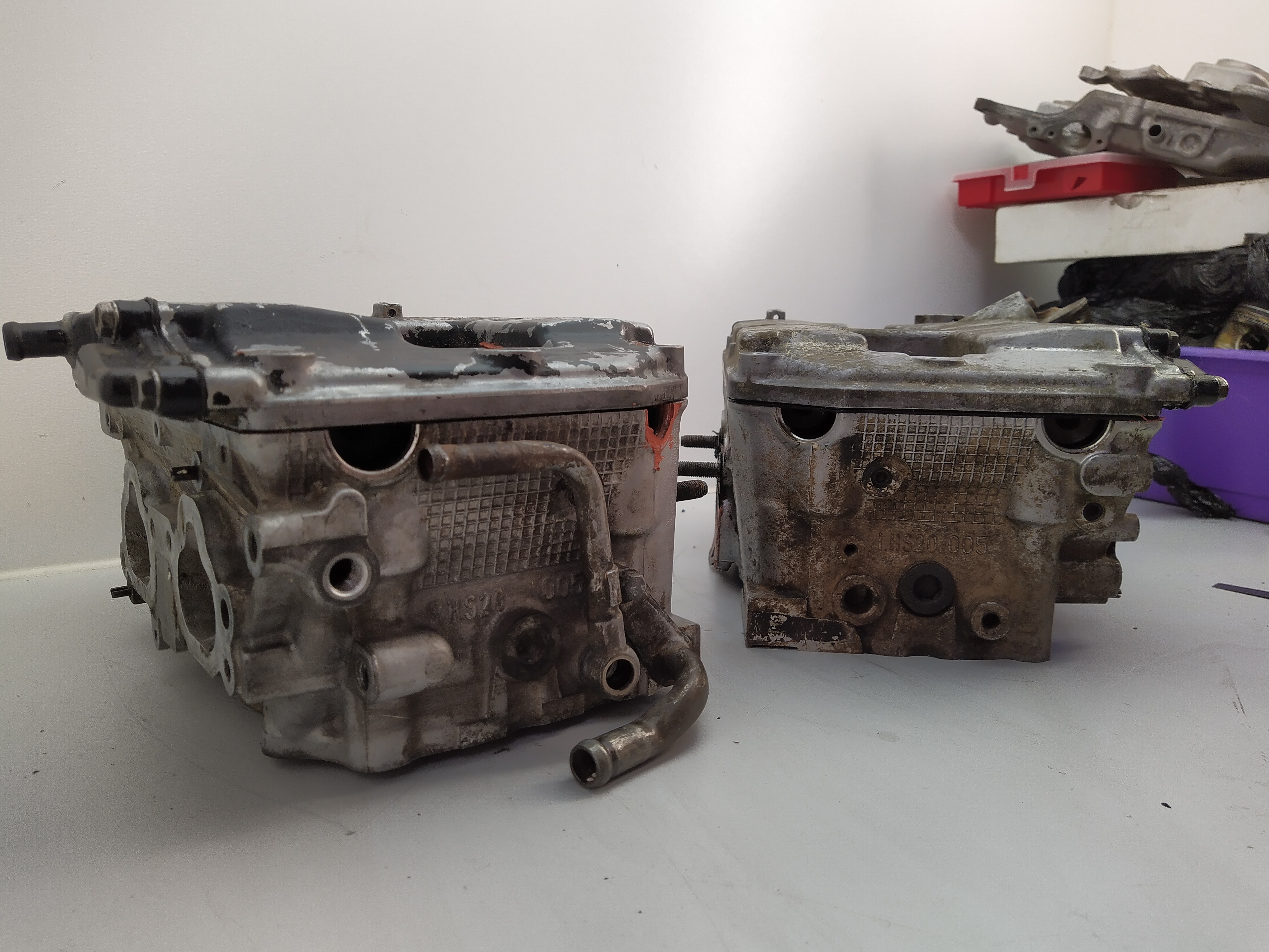 Satz Zylinderköpfe Subaru Impreza WRX EJ205 LHS20 RHS20
