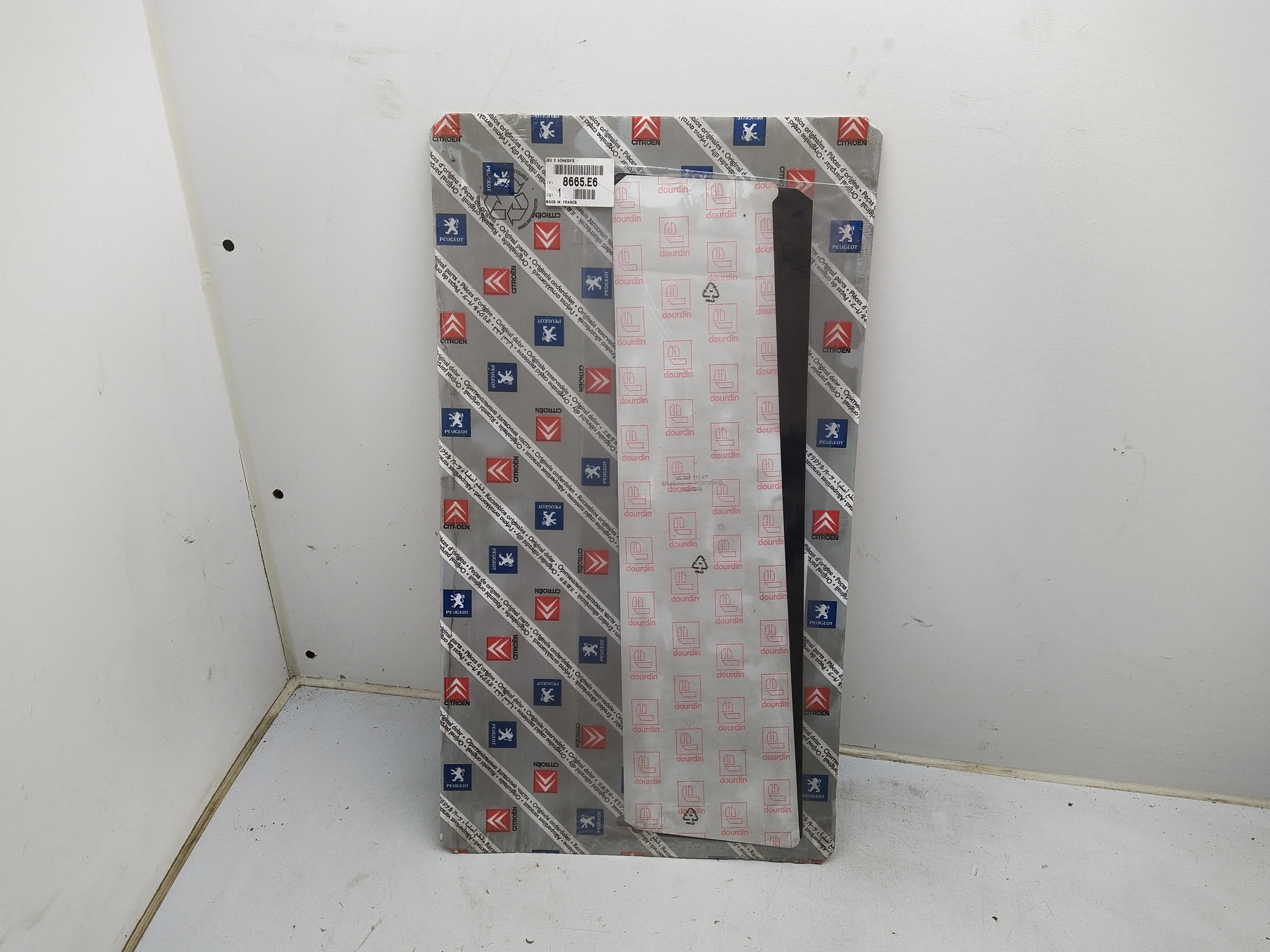 Original Peugeot 307 Satz 2 Stück Türaufkleber 8665E6 NEU NOS