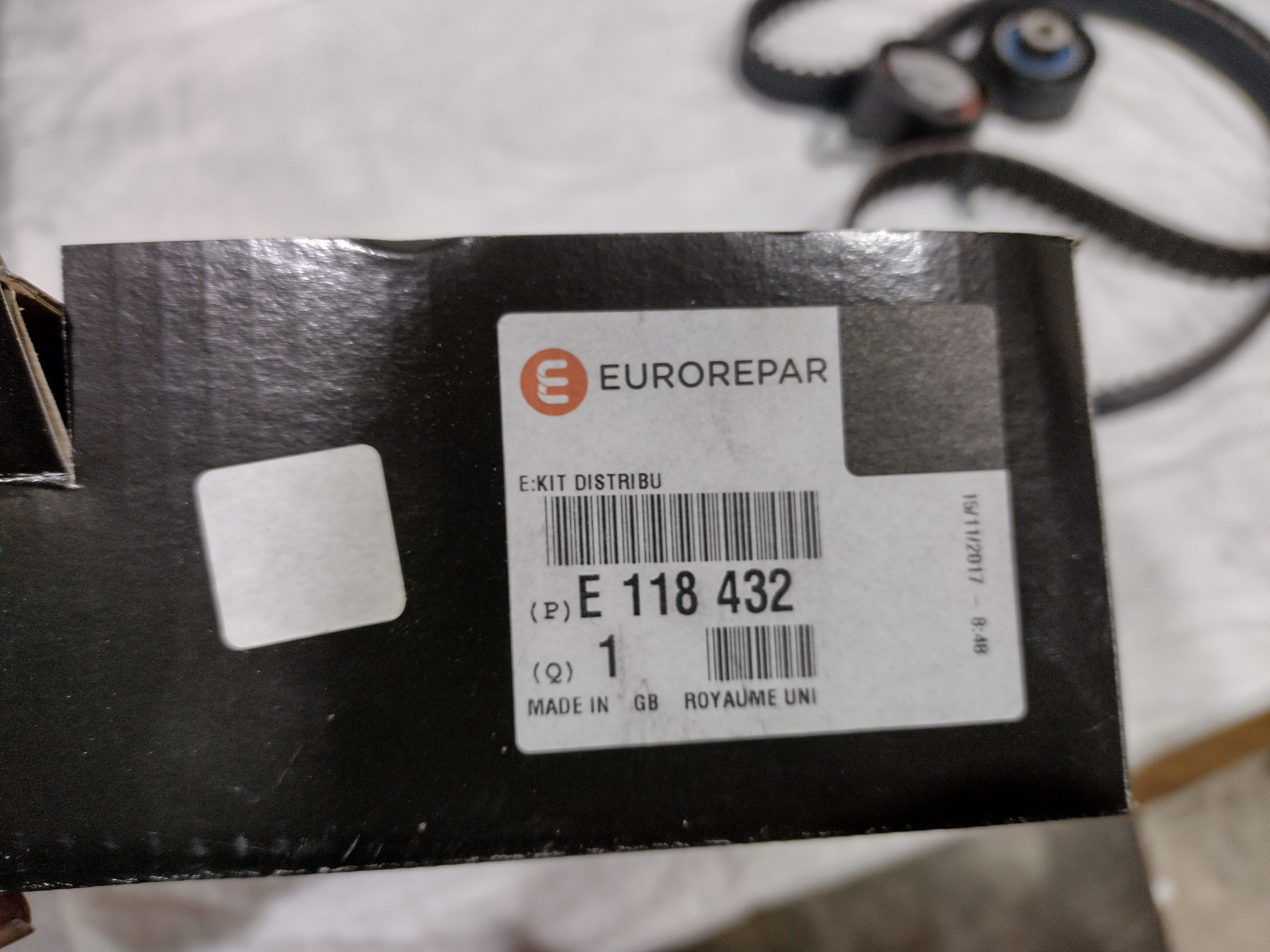 EUROREPAR Zahnriemensatz E118432 für Peugeot / Citroen RFN (EW10J4)