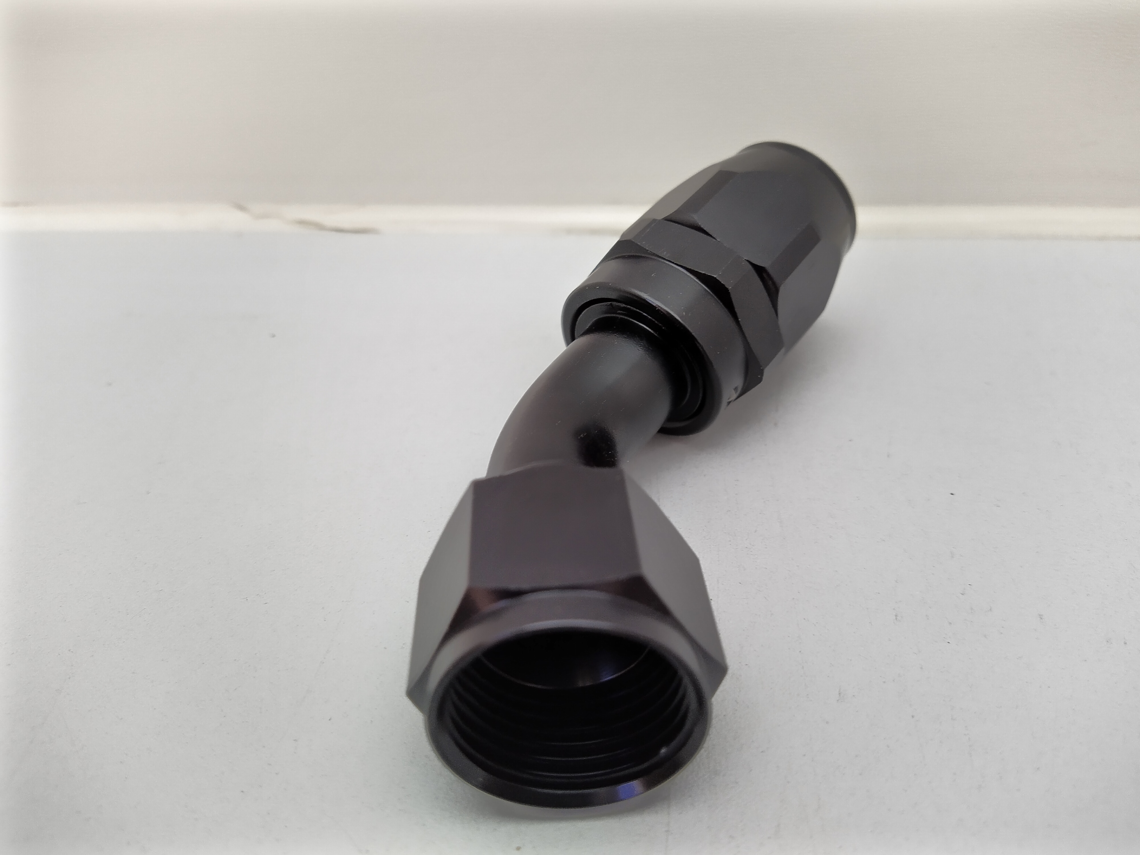 Alu-Fitting schwarz AN12 Dash12 Dash 12 45°
