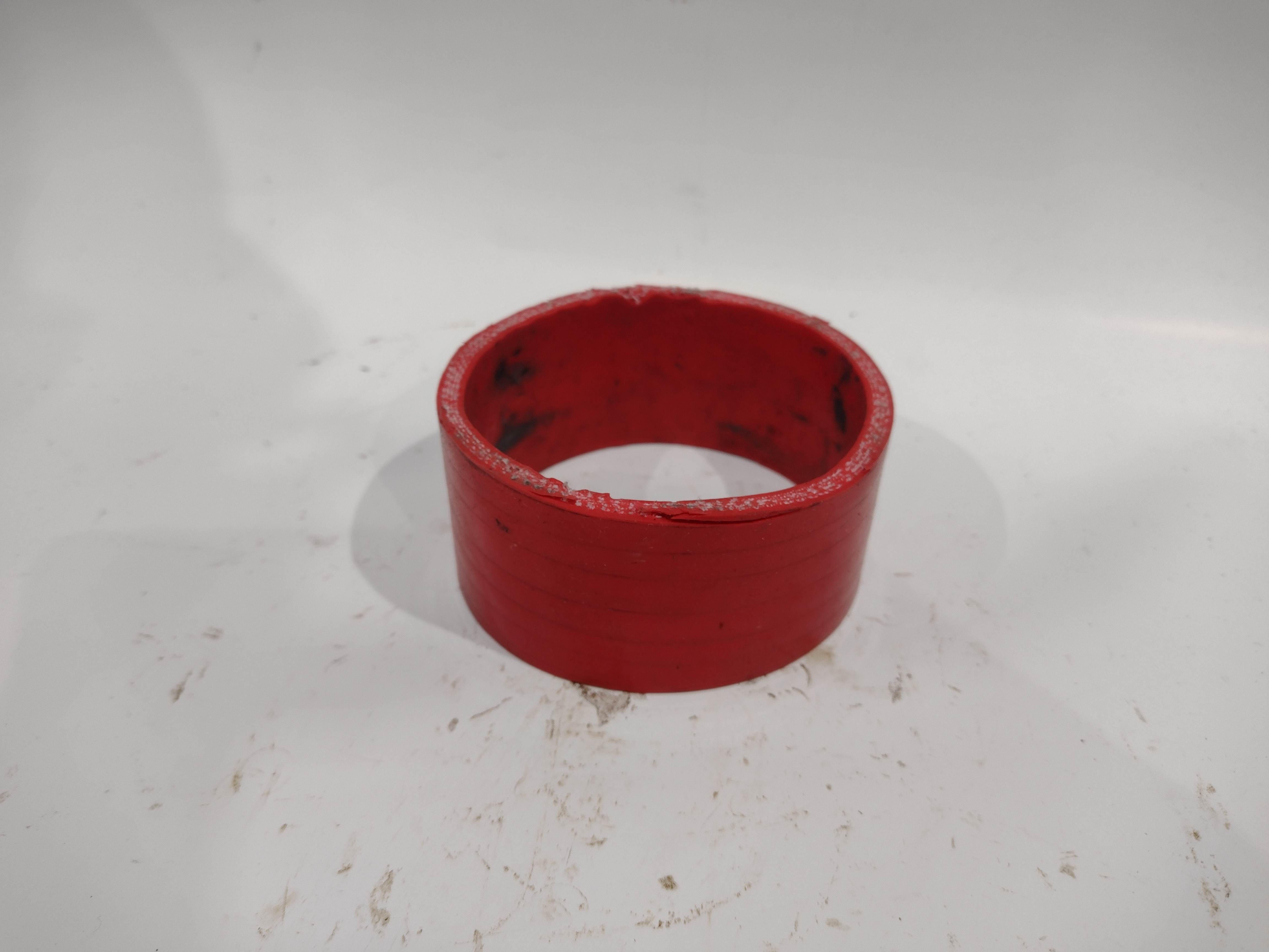 Silikon Verbinder Schlauch 81mm x 41mm in Rot Gebraucht
