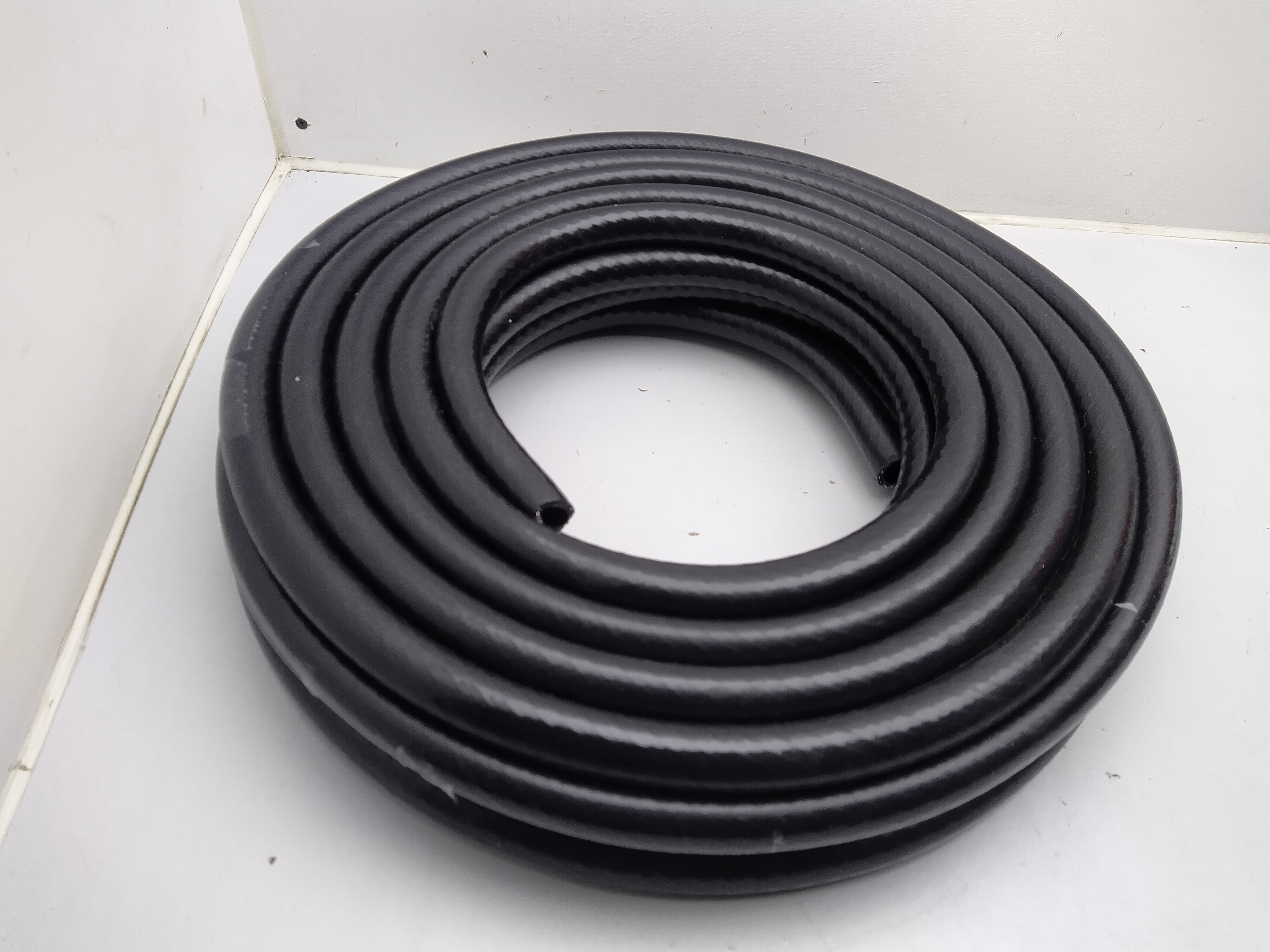 16mm Silikon Unterdruckschlauch verstärkt schwarz