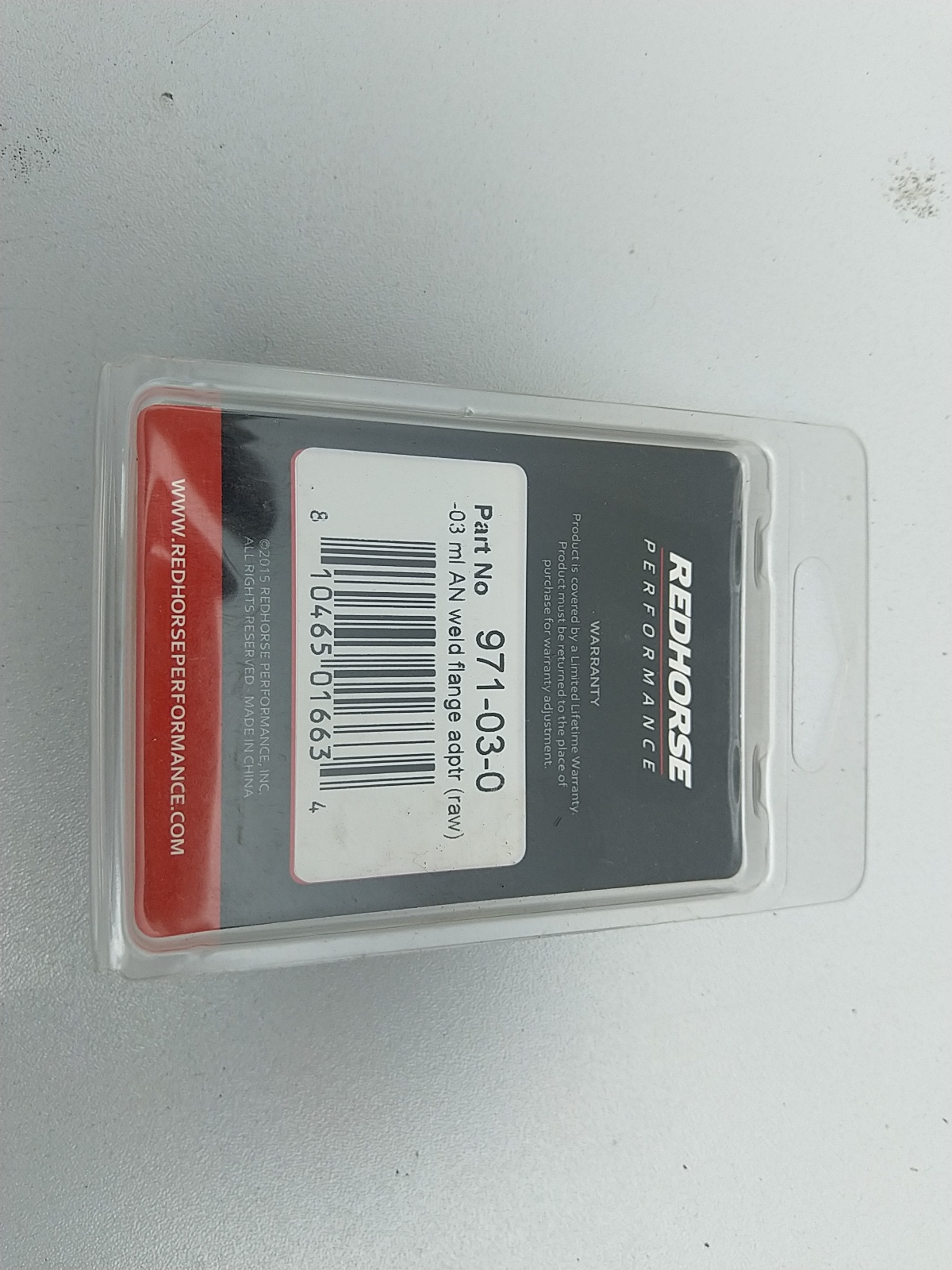 REDHORSE Dash 3 AN Anschweißflansch Aluminium