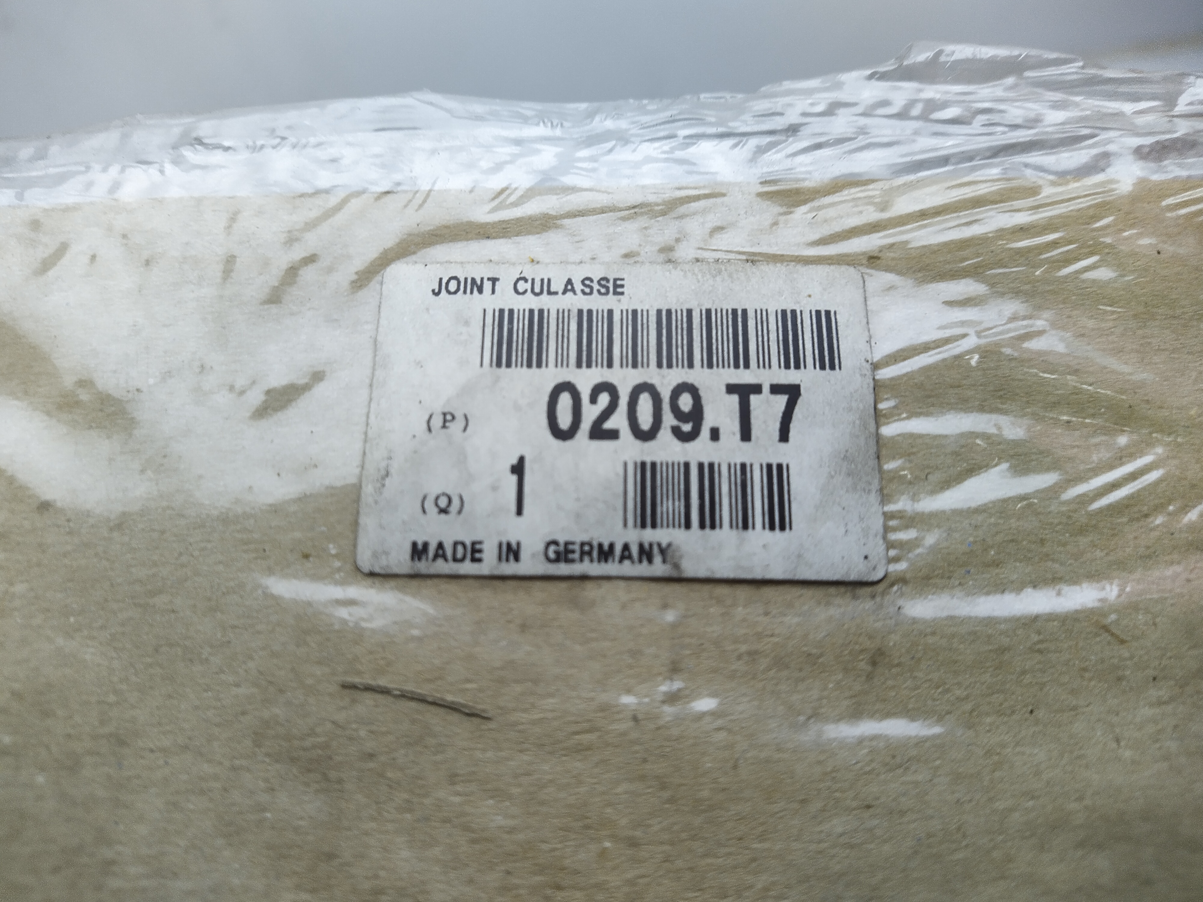 Citroen / Peugeot Dichtung, Zylinderkopf 0209T7 NEU NOS