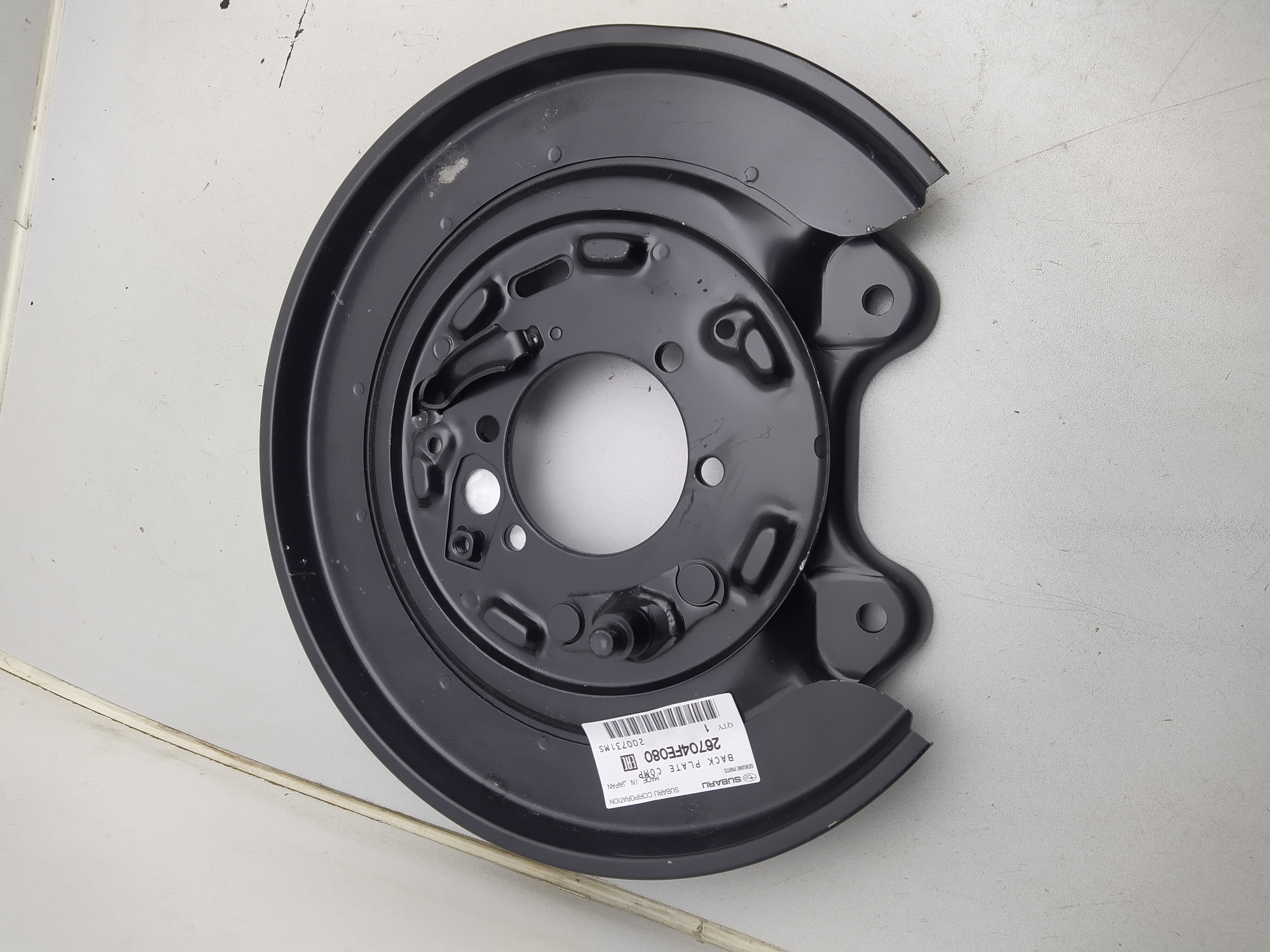 Ankerblech hinten rechts für Subaru Impreza WRX GD GG 5x100 