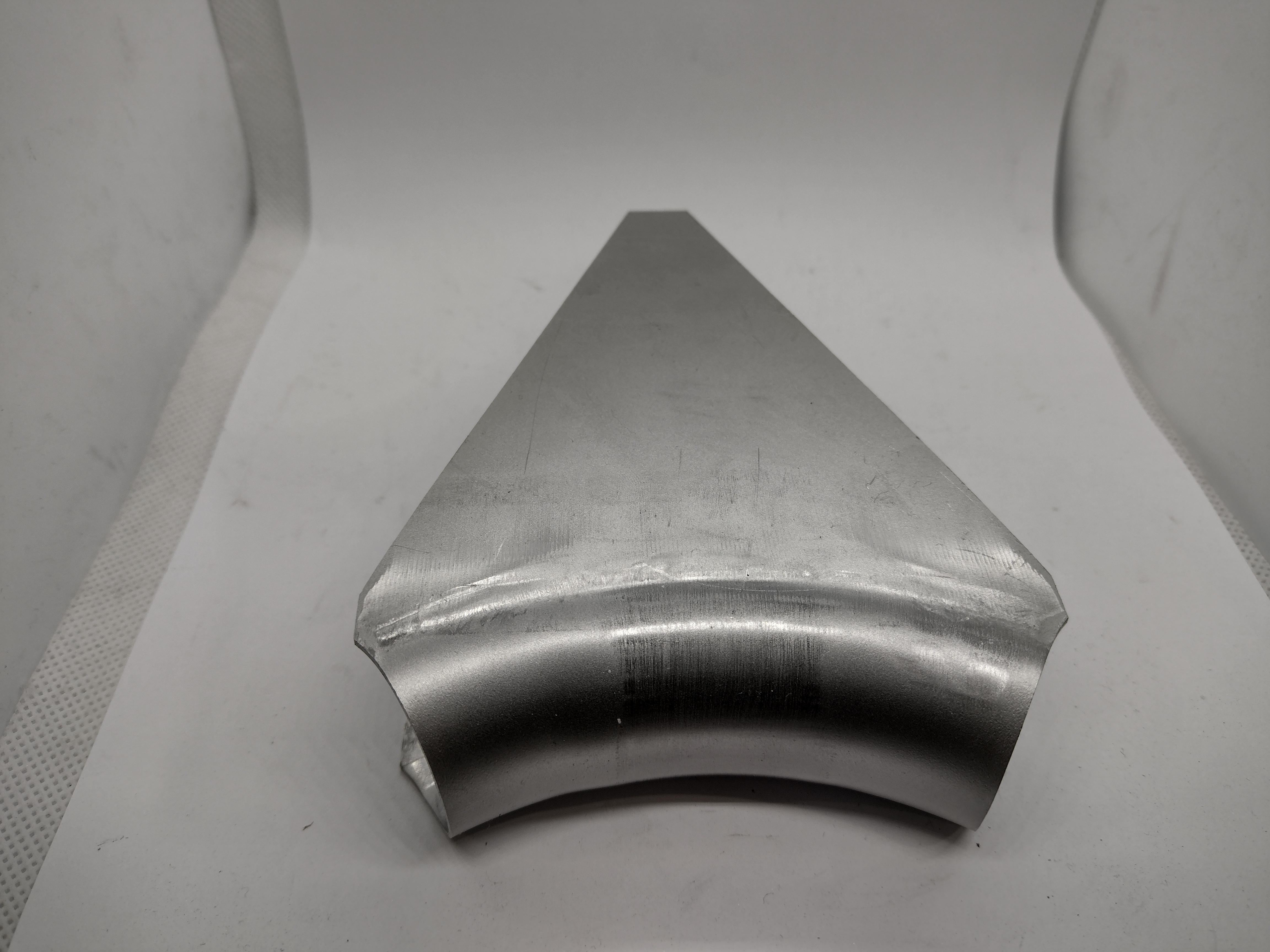 45 Grad  Knotenblech Überrollkäfig Stützen geschlossen MIT GEWÖLBTE KANTEN