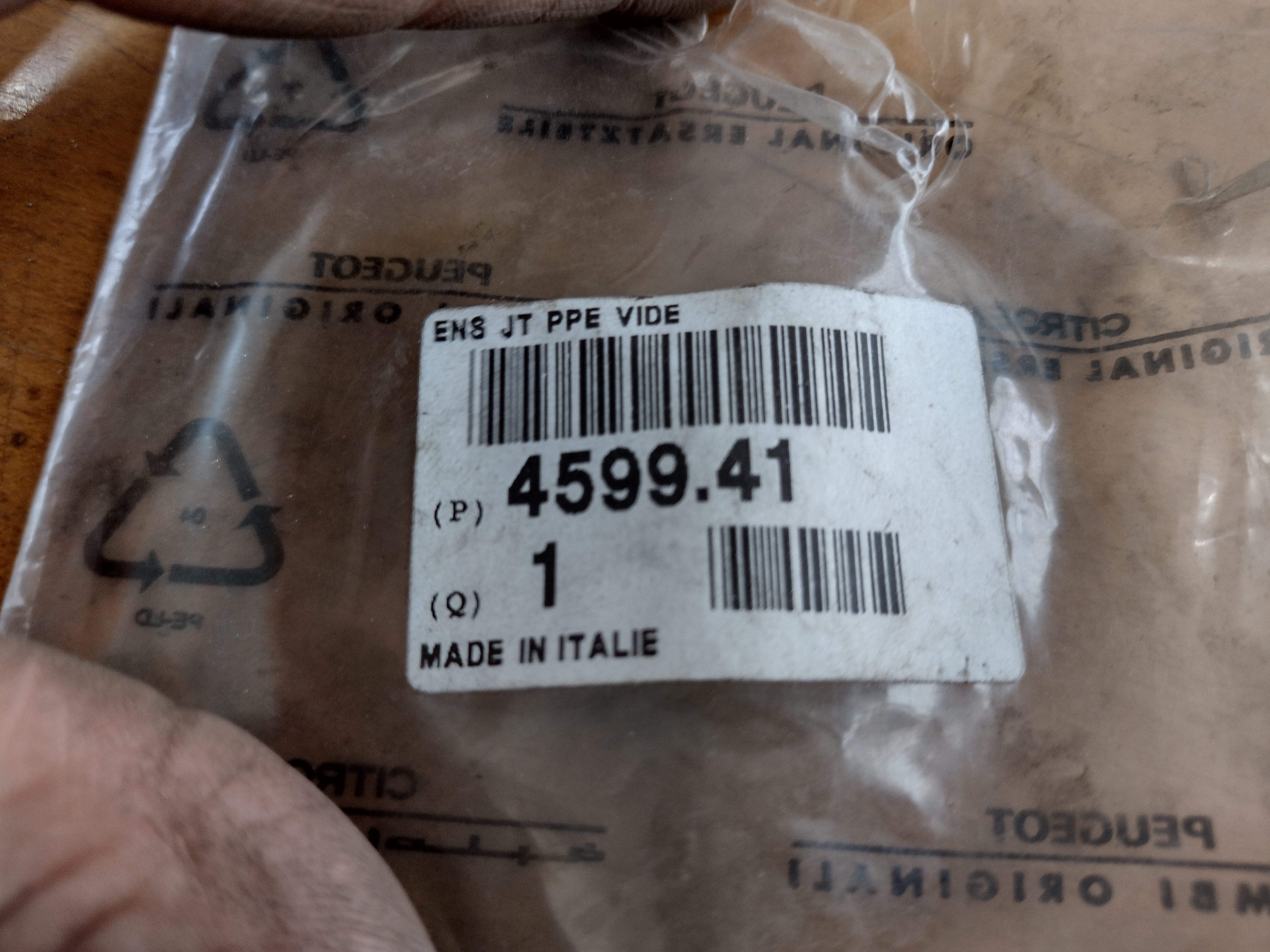 Peugeot / Citroen Dichtung, Unterdruckpumpe 459941 NEU NOS NEW OEM