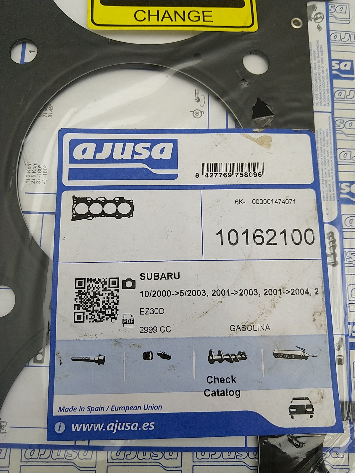 Zylinderkopfdichtungen passend für Subaru Outback EZ30D