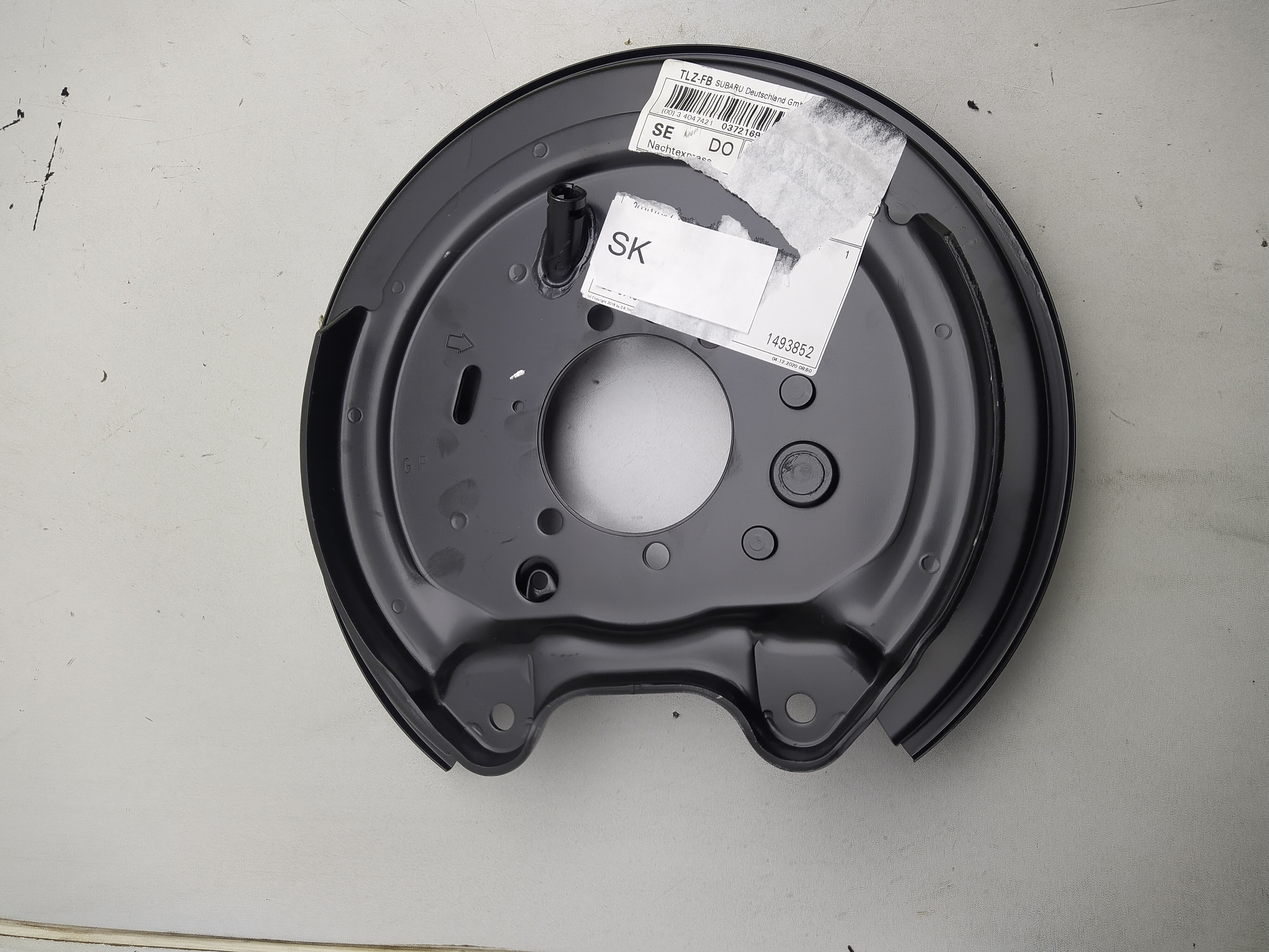 Ankerblech hinten rechts für Subaru Impreza WRX GD GG 5x100 