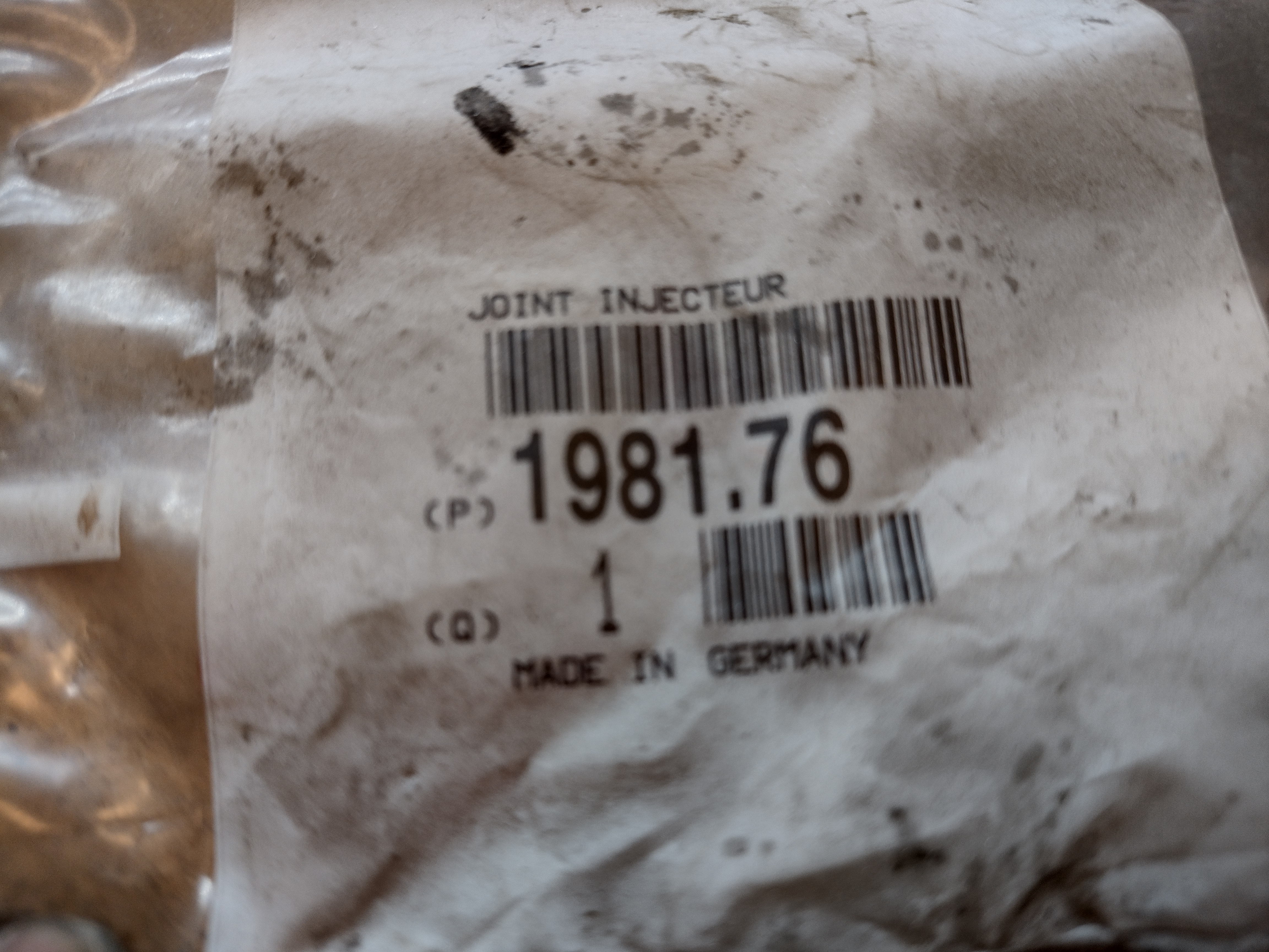 Peugeot / Citroen Dichtung, Einspritzdüse 198176 NEU NOS NEW OEM
