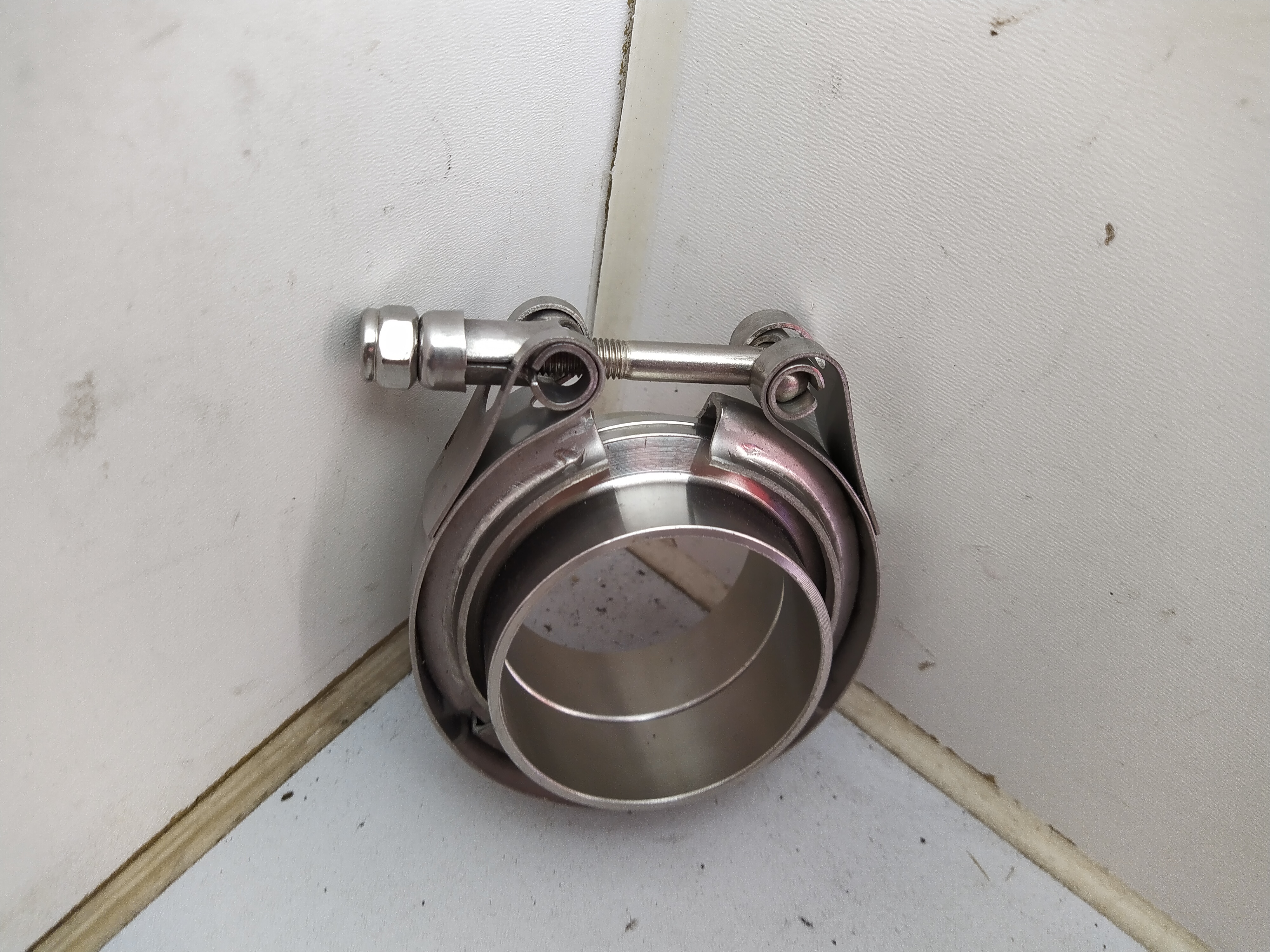 Aluminium V-Band Kit 51mm - V2A Edelstahl